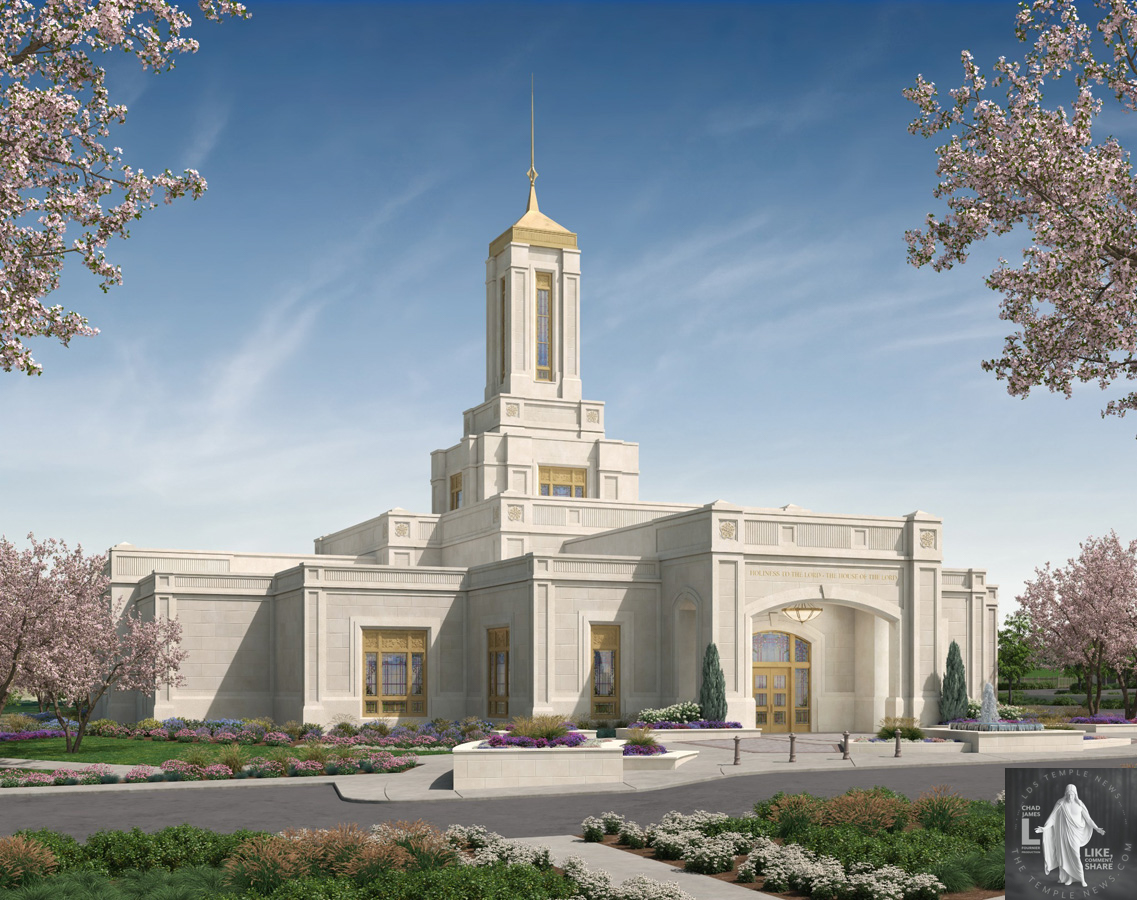 Rendering of the Pittsburgh Pennsylvania Temple
