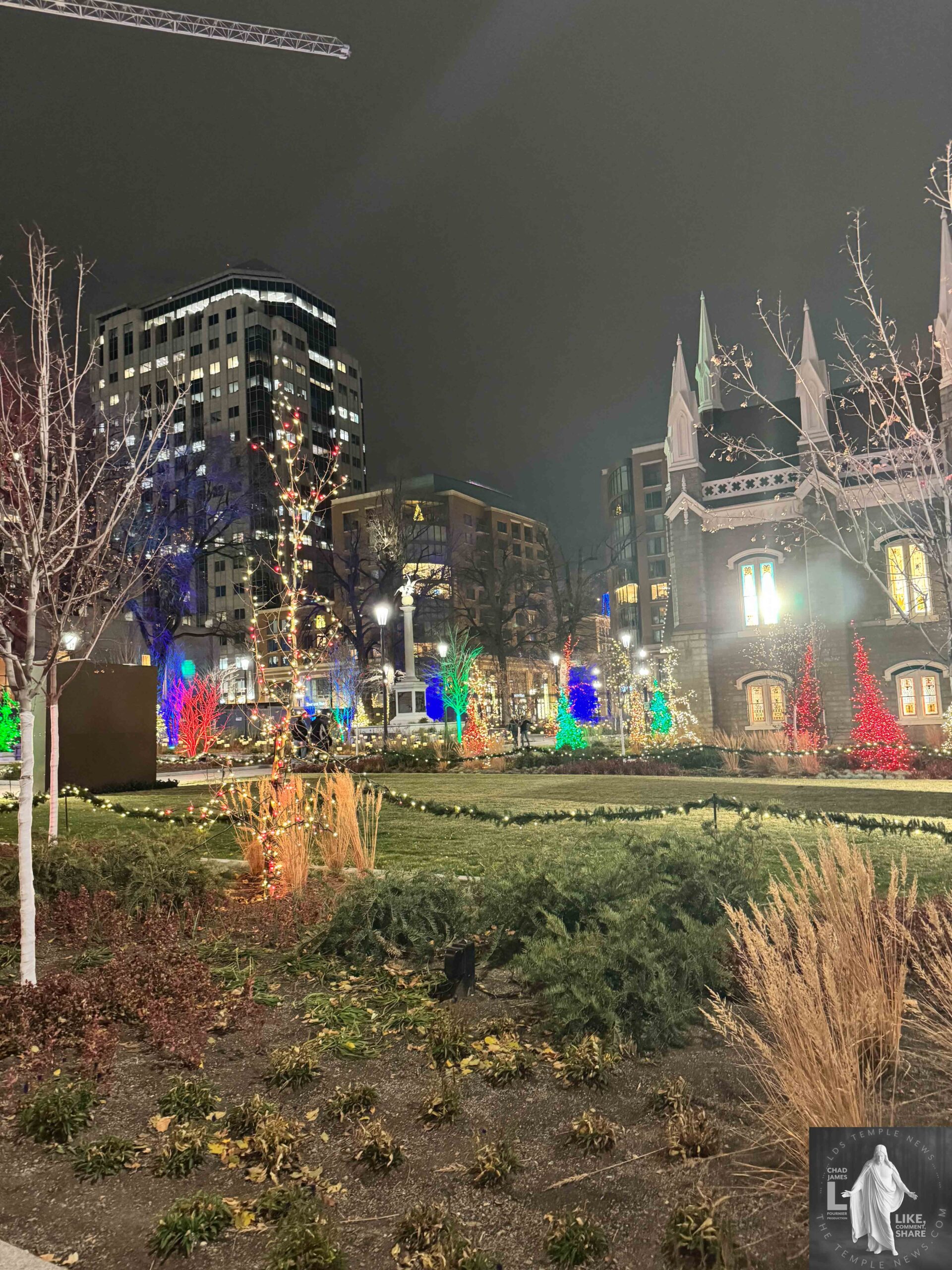 Temple Square Christmas lights return