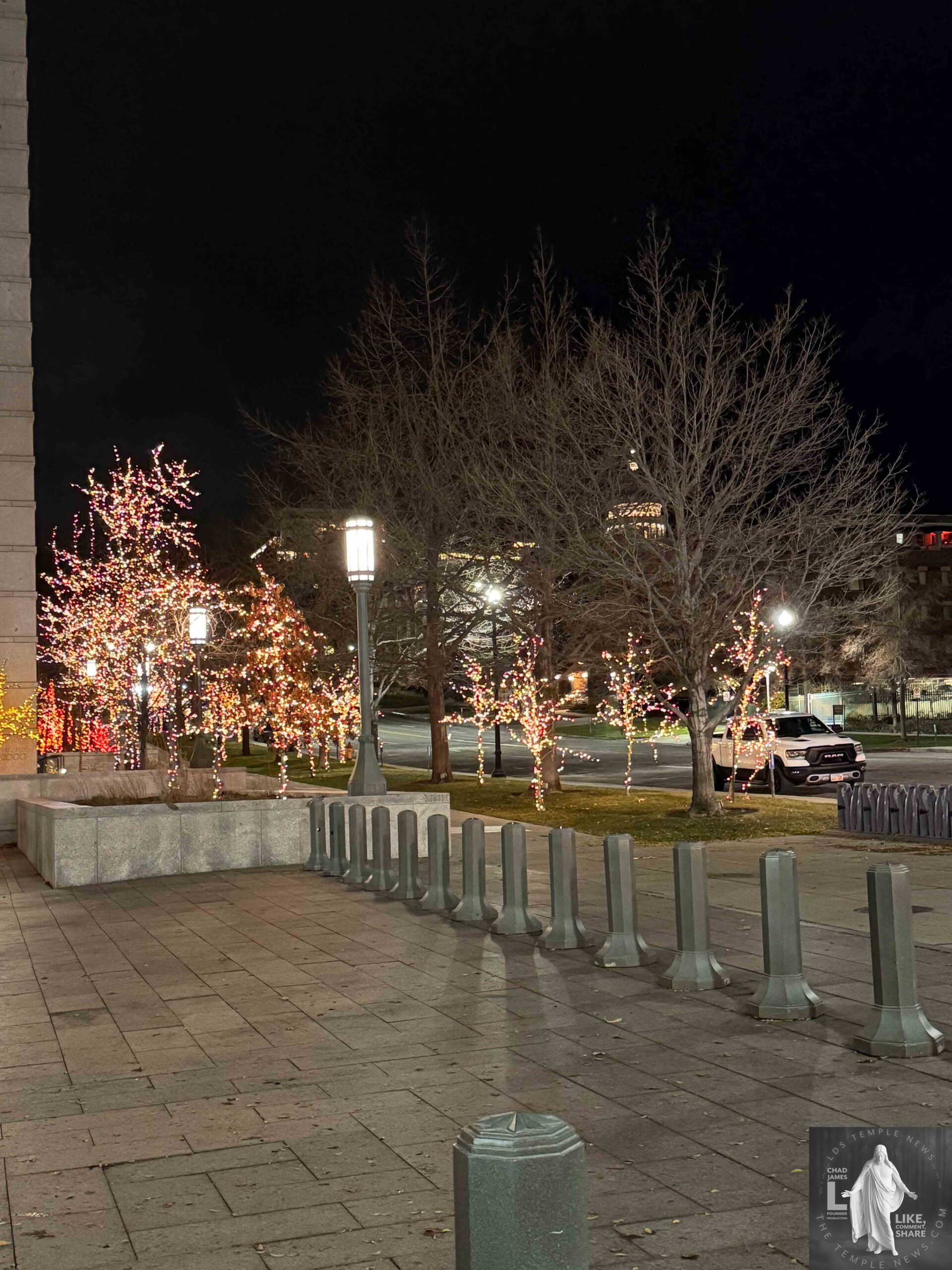 Temple Square This Christmas by LDS Temple News