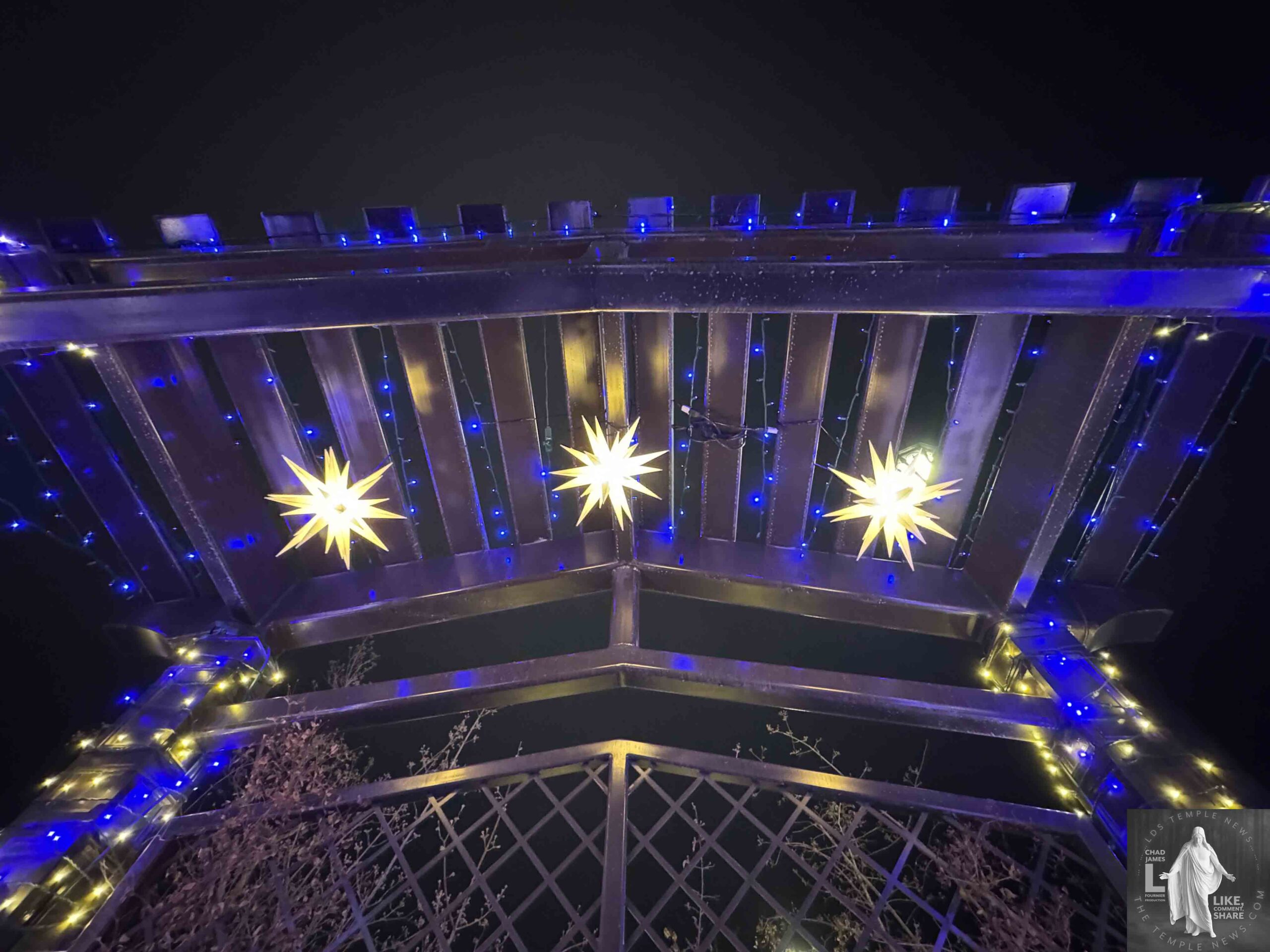 The Temple Square Christmas Lights by LDS Temple News