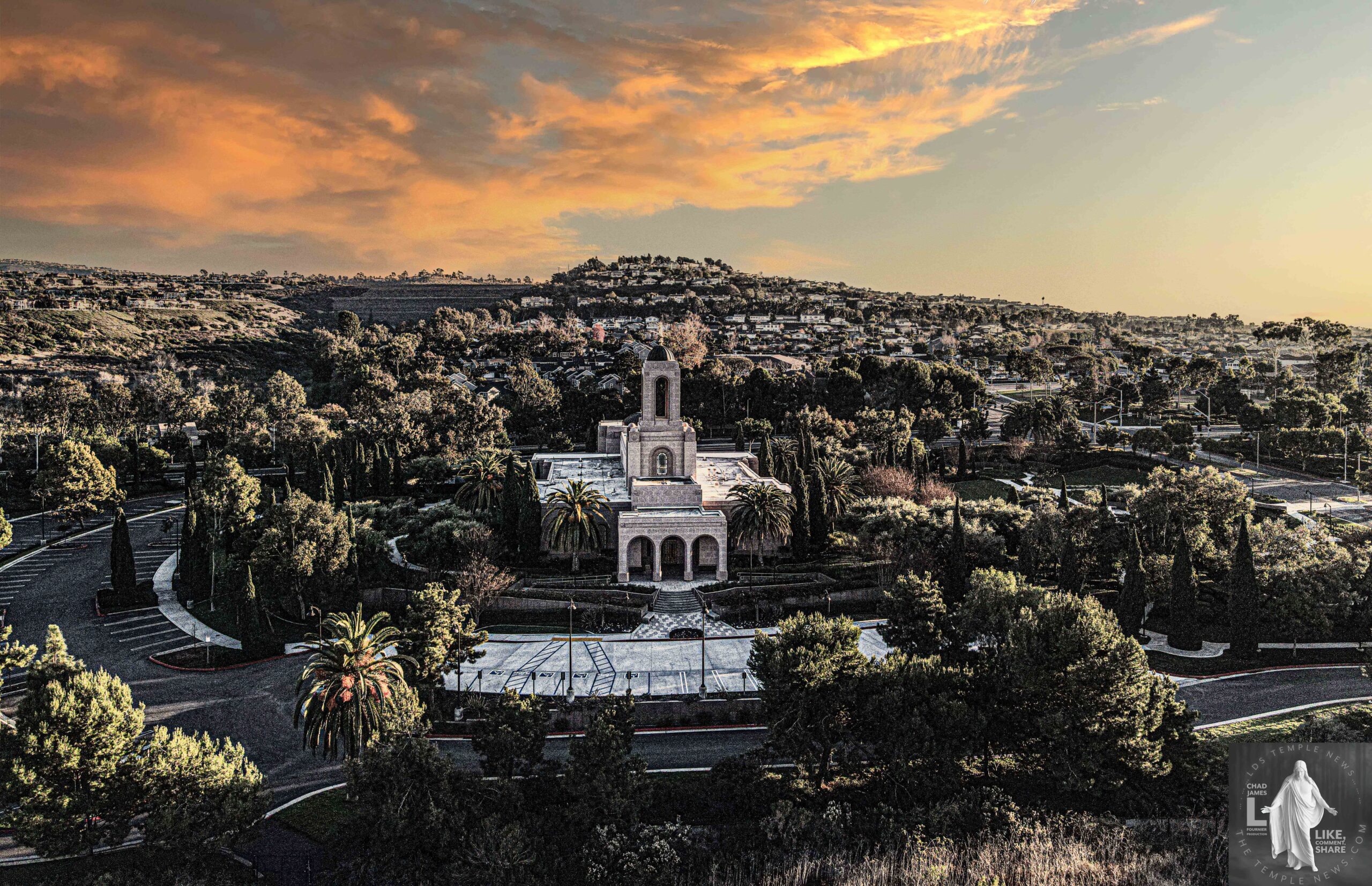 Visit the Newport Beach California Temple by LDS Temple News