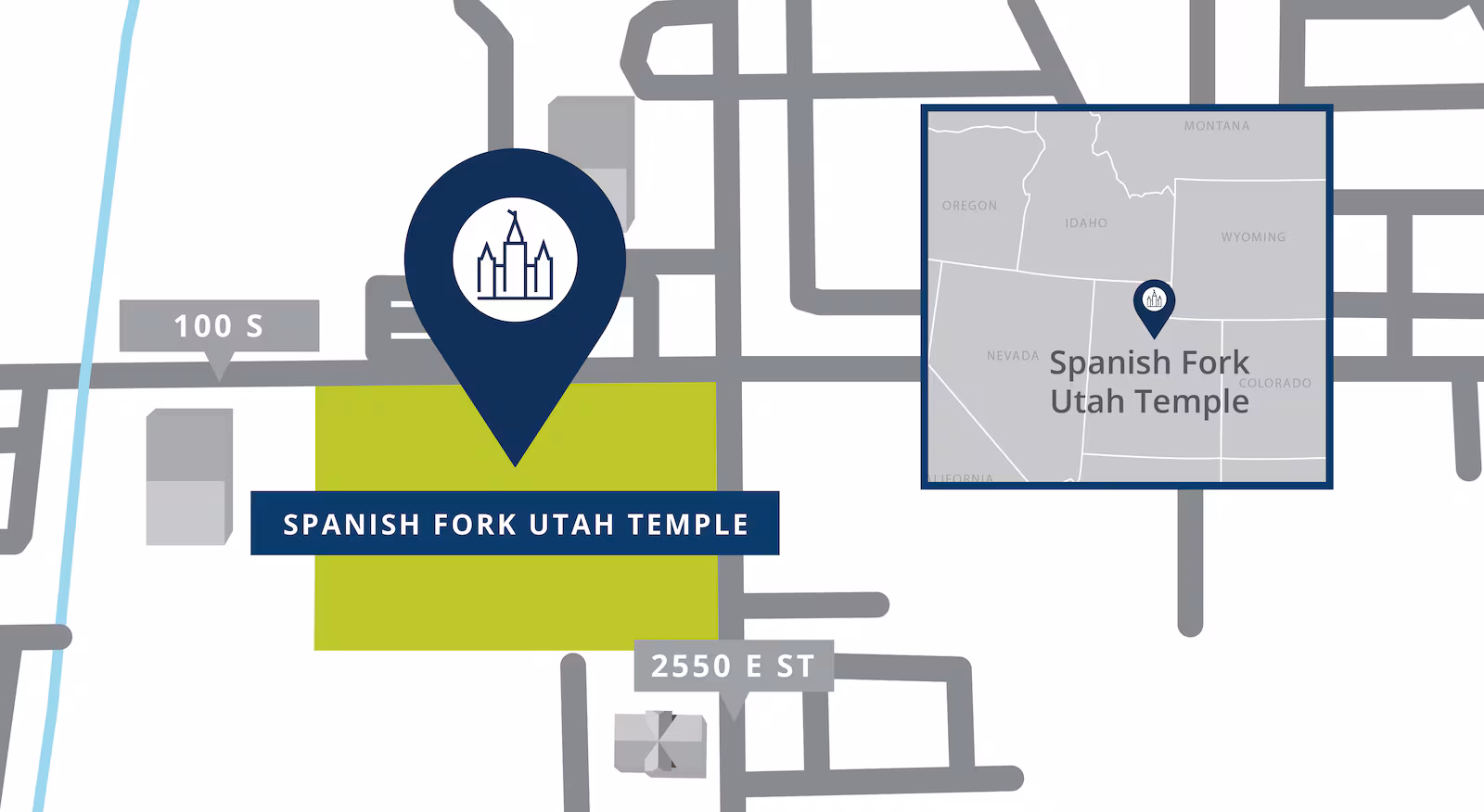 Church announces location of Spanish Fork Utah Temple