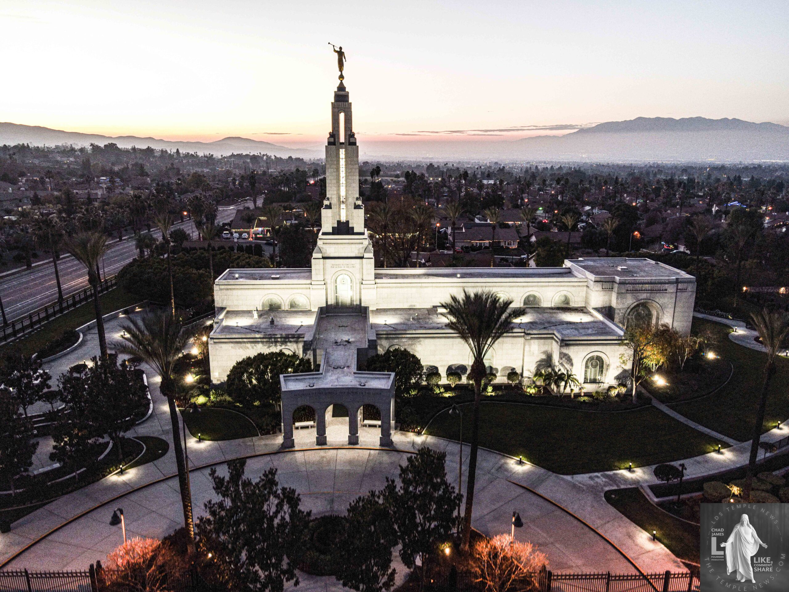 Redlands California Temple media by LDS Temple News