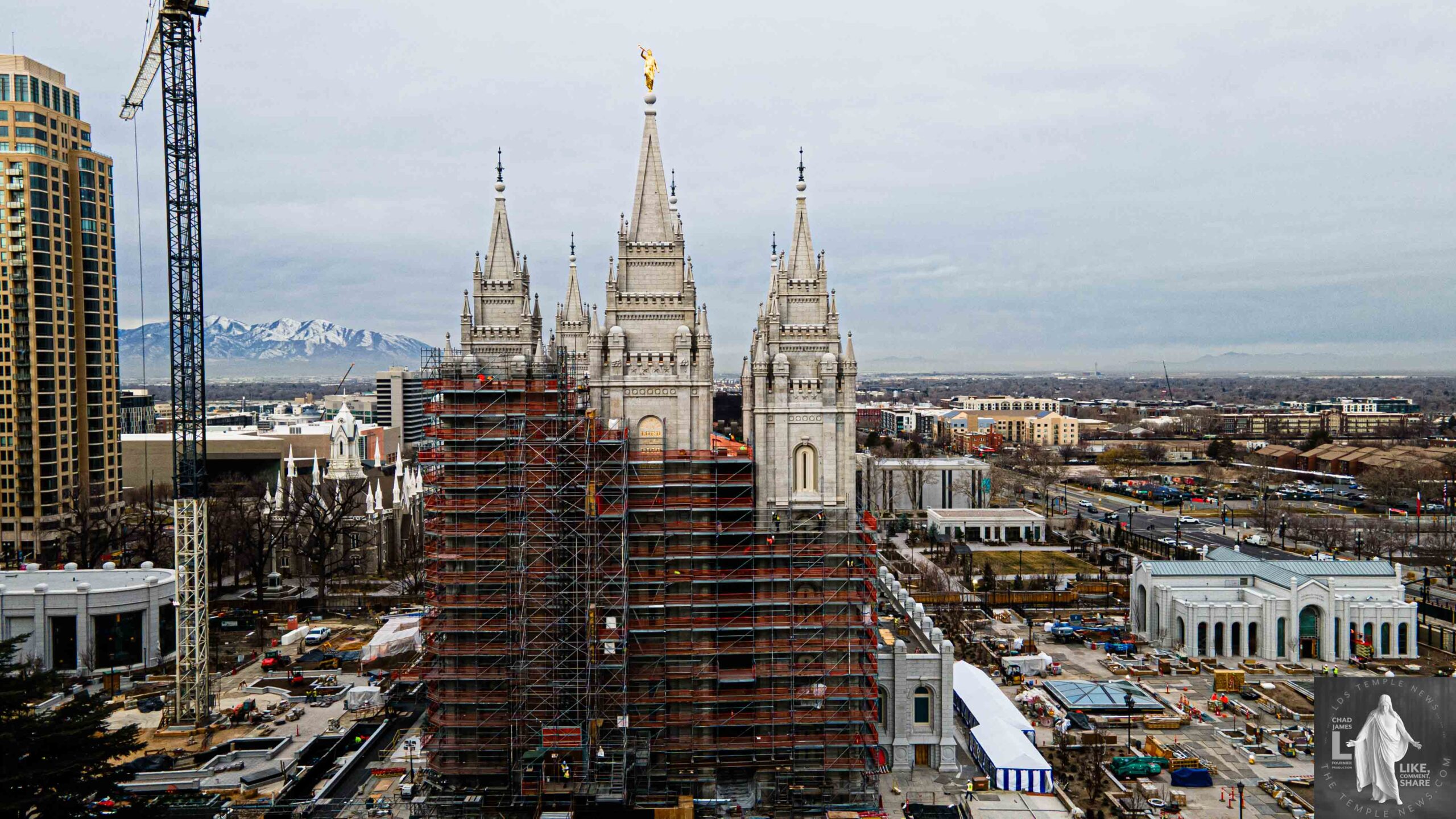 Salt Lake Temple renovation returns the interior of the Temple to a victorian inspired look with dark woods