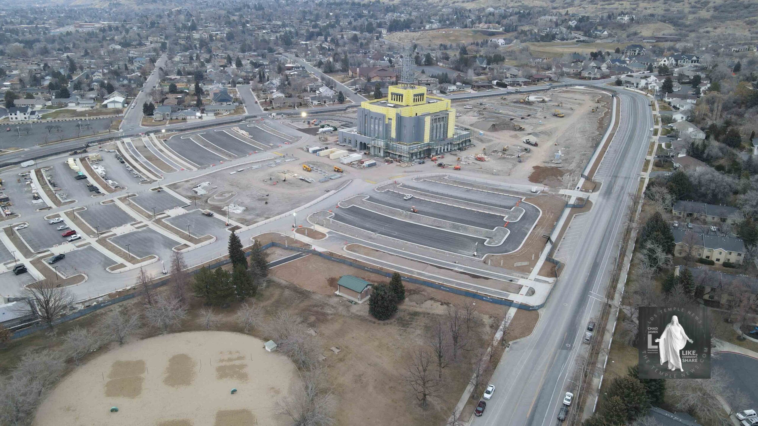 Temple Construction Status and Photographs Provo Utah Rock Canyon Temple