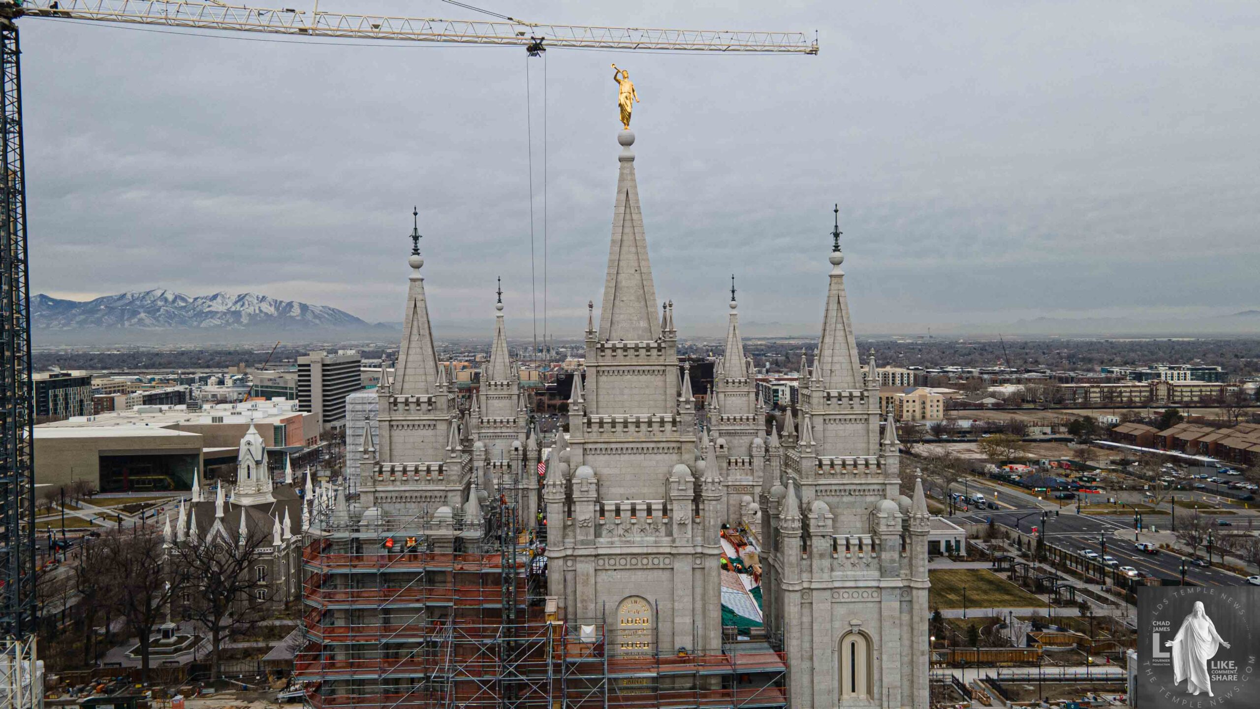 Temple Square Construction Zone