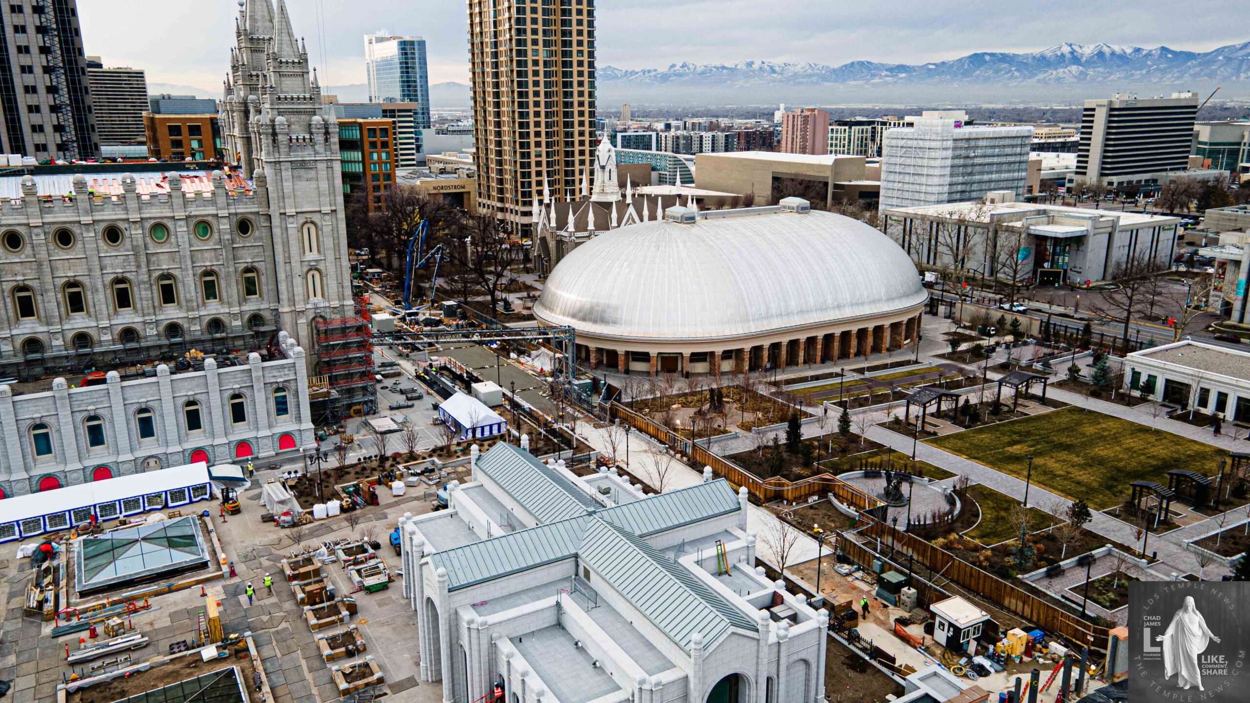 Temple Square and Salt Lake Temple renovation updates Preserving history with modern technology