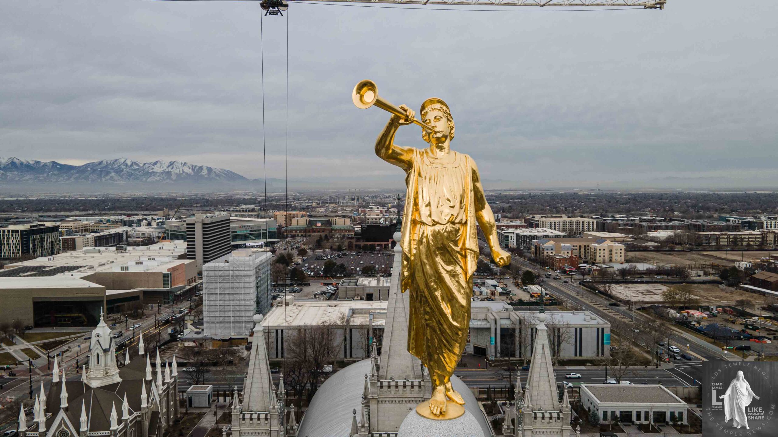 Temple Square renovations in full swing as Conference approaches