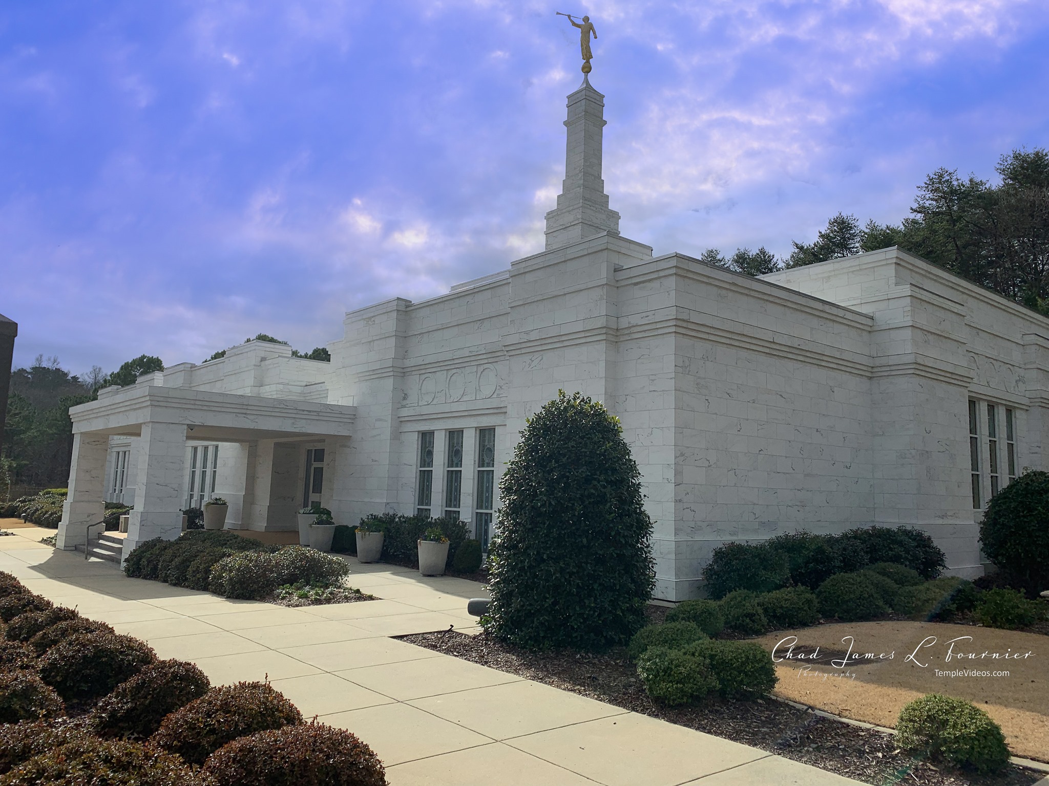 Birmingham Alabama Temple Photography by LDS Temple News