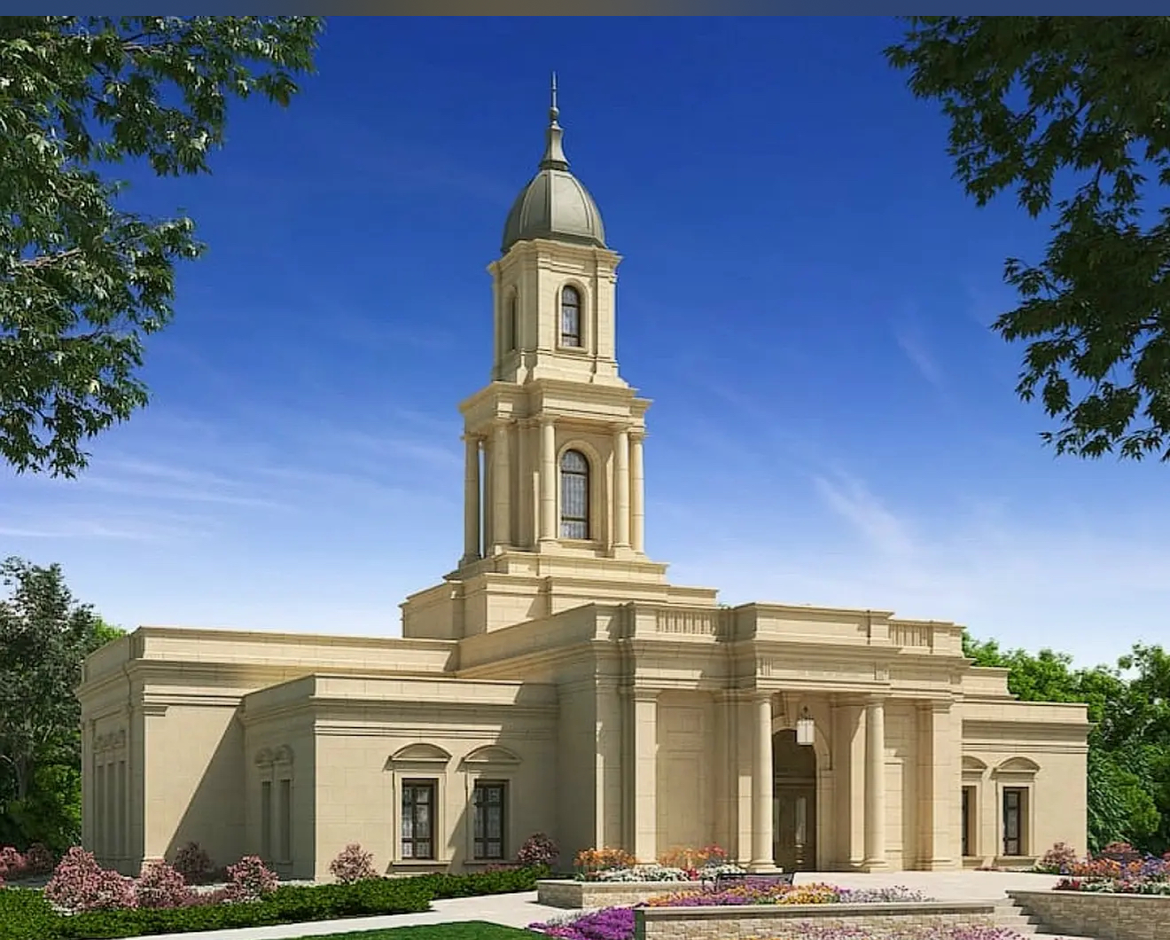 Rendering of the Cleveland, Ohio Temple