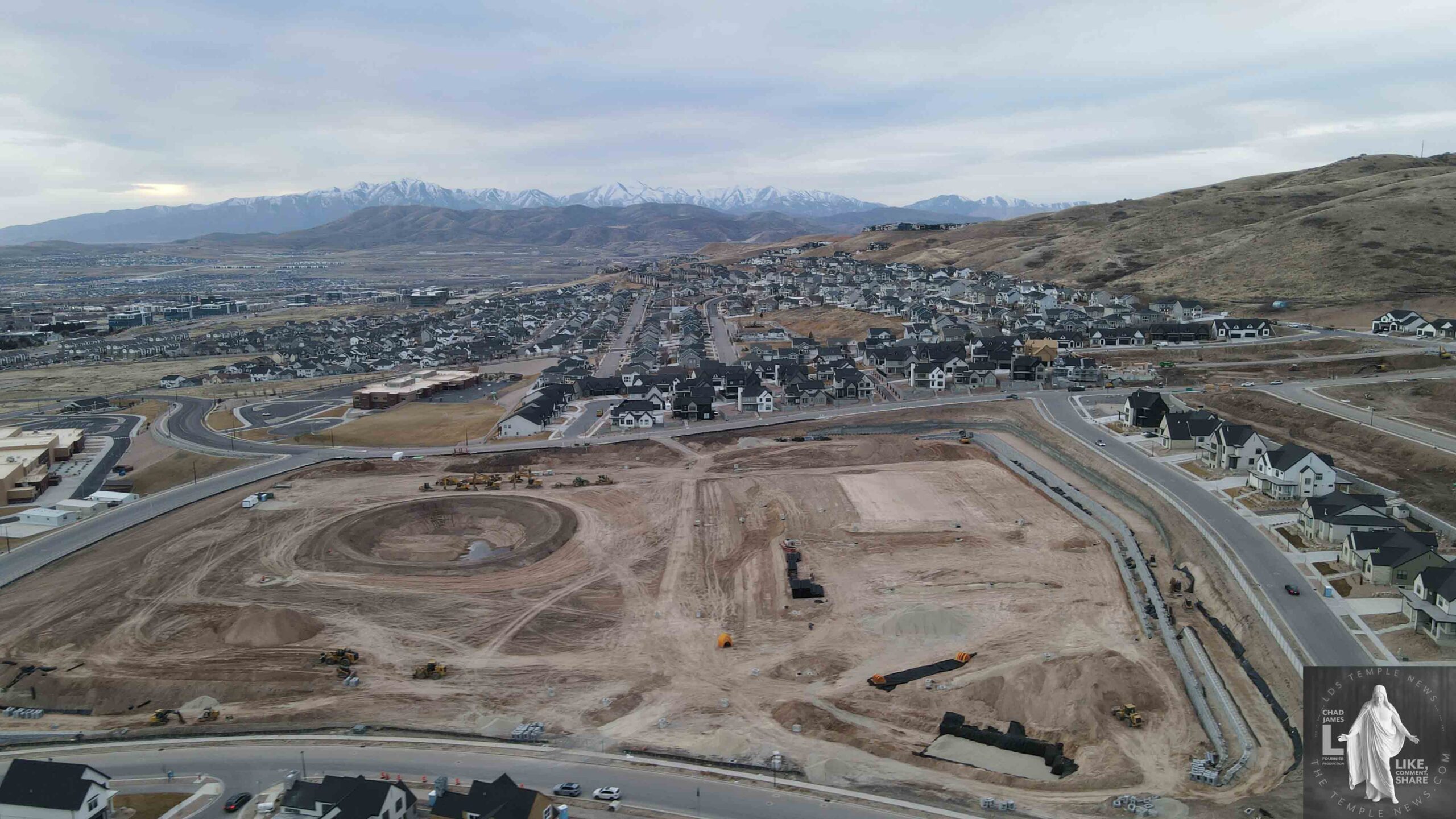 The Lehi Utah Temple Site