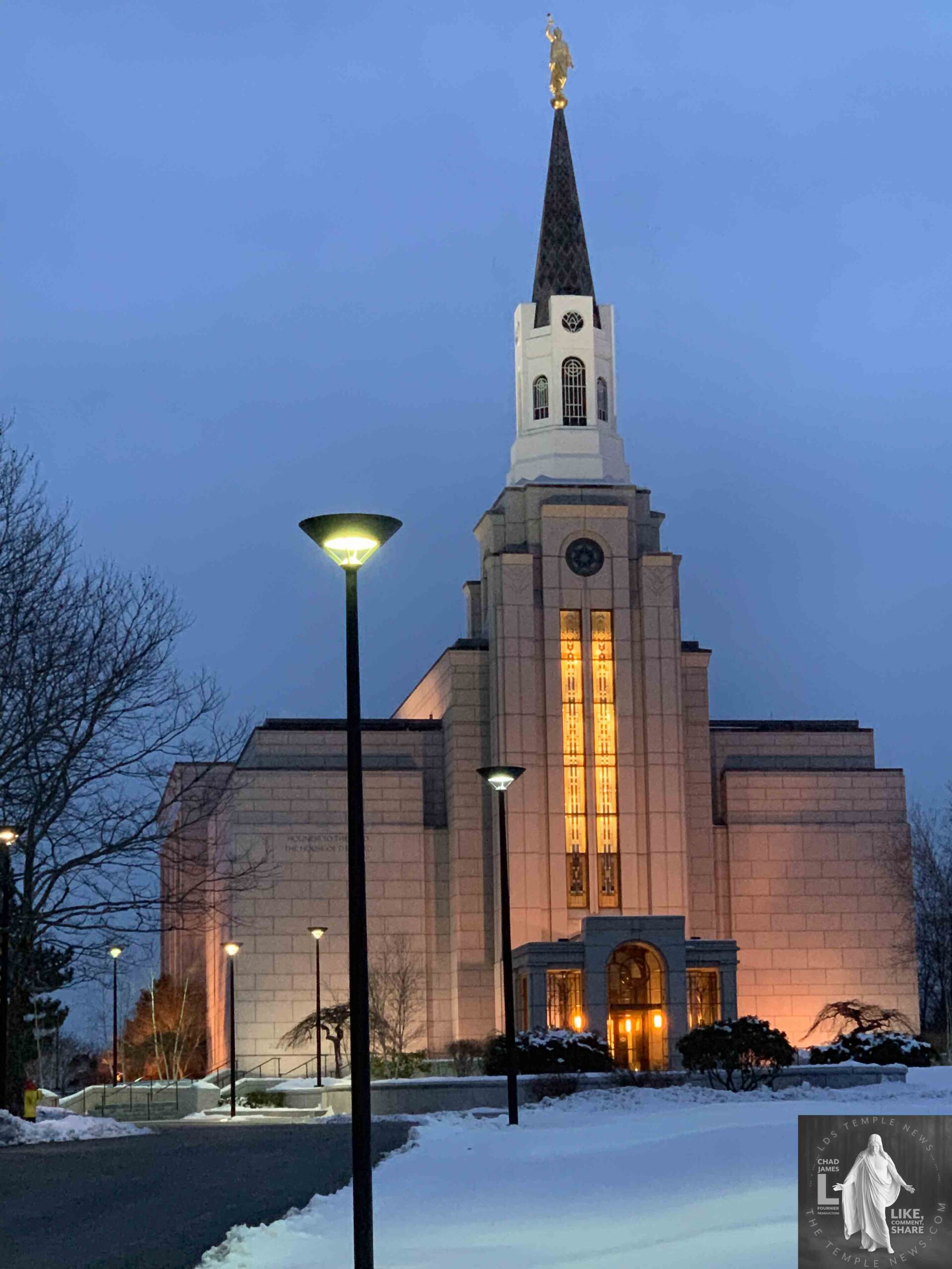Boston Massachusetts Temple Photography by LDS Temple News