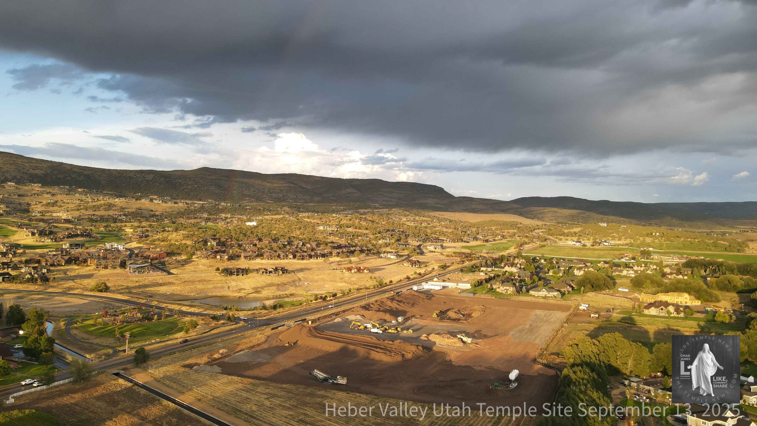 Heber Valley Utah Temple Site media by LDS Temple News
