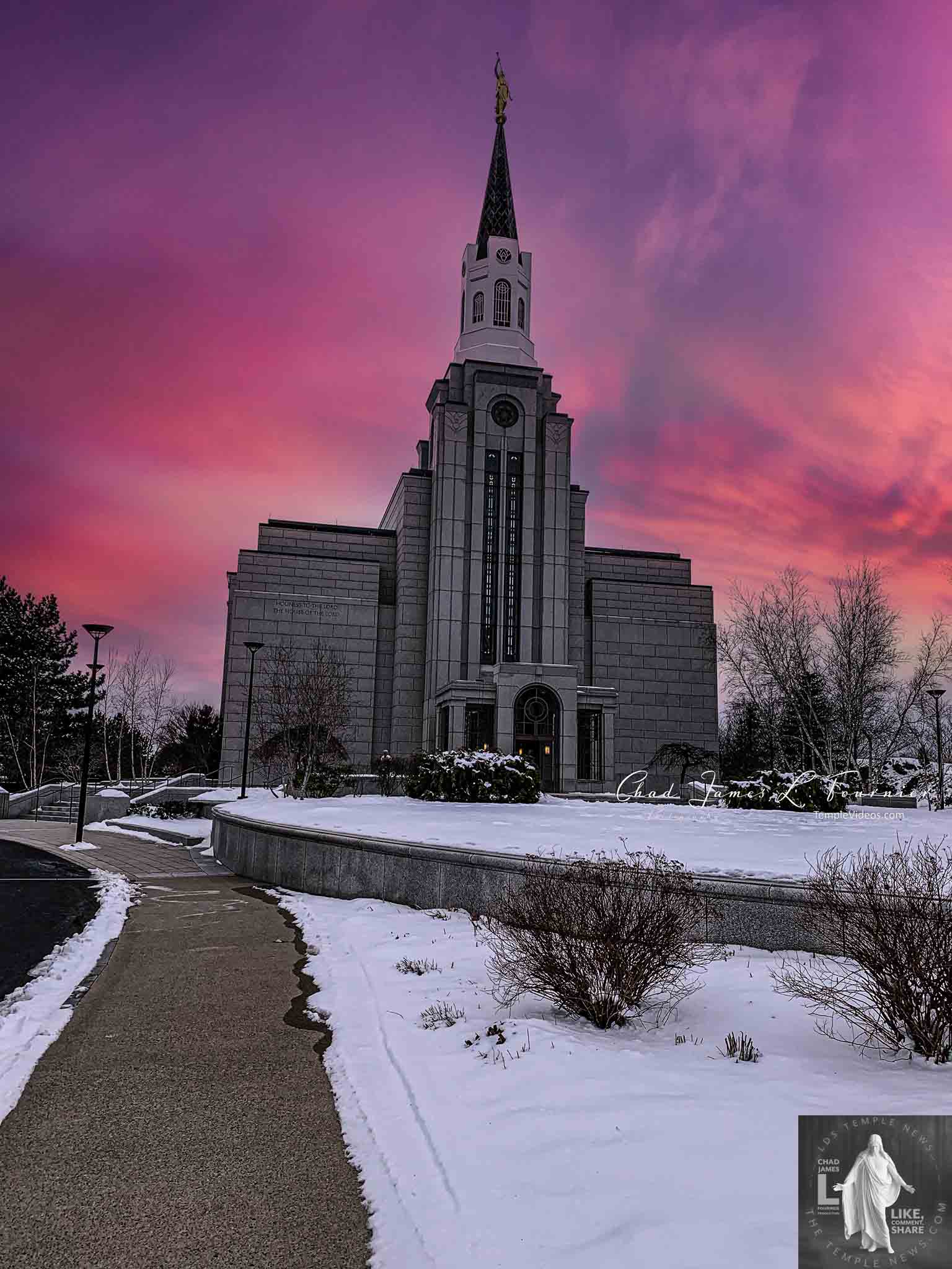 House of the Lord Boston Massachusetts Temple by LDS Temple News