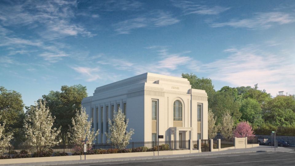 LDS Temple News Shares the rendering of the Vienna Austria Temple