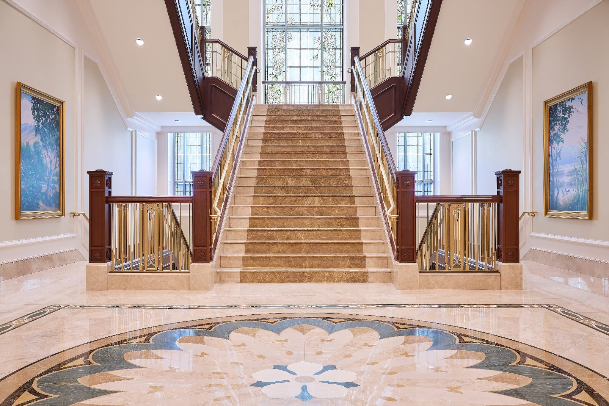 Lindon Utah Temple Stair Case