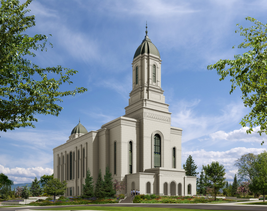 Rendering of the Heber Valley Utah Temple