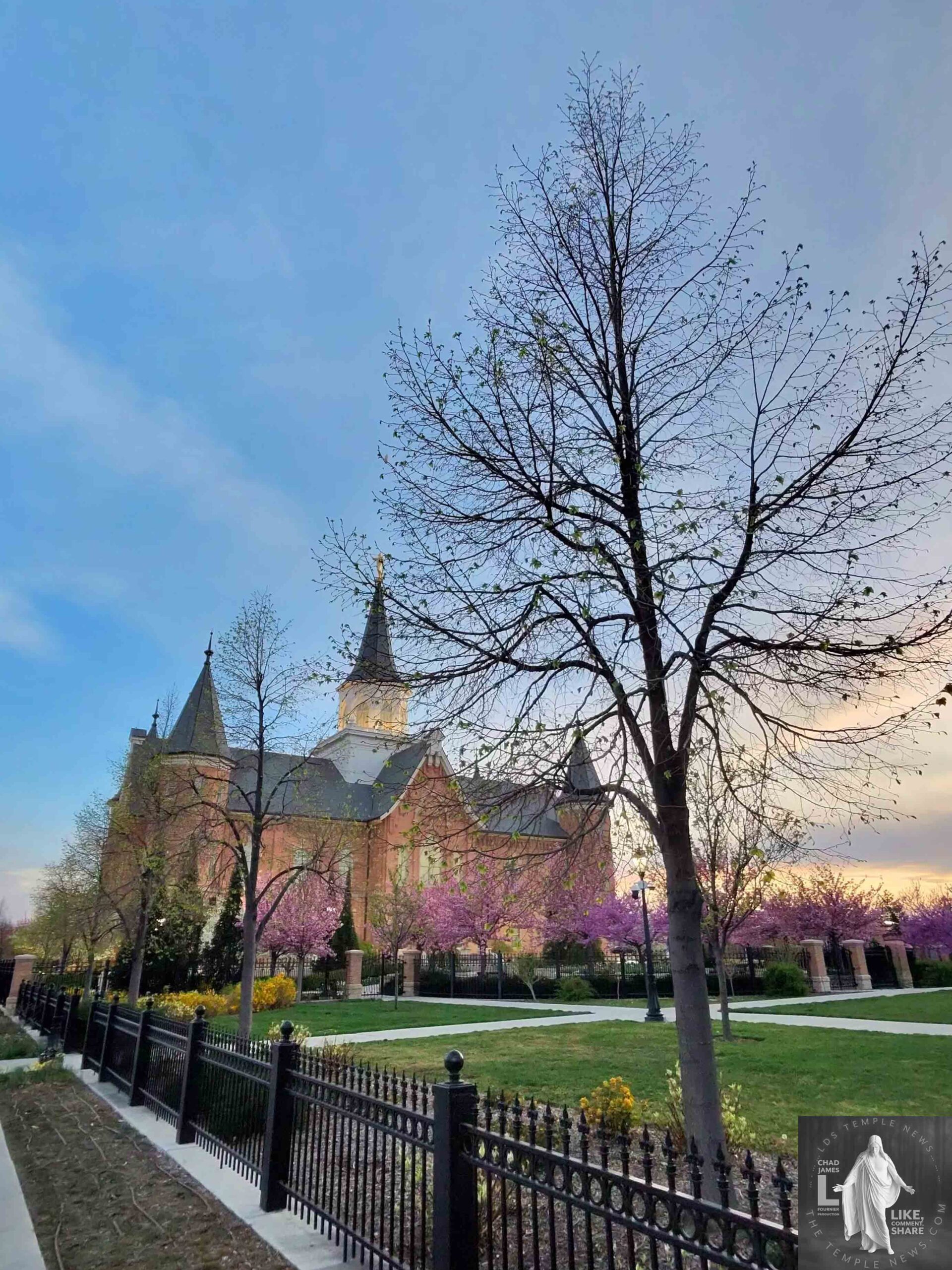 Right in the heart of downtown Provo—this temple is one of the most centrally located temples in the Church at the Provo City Center Temple