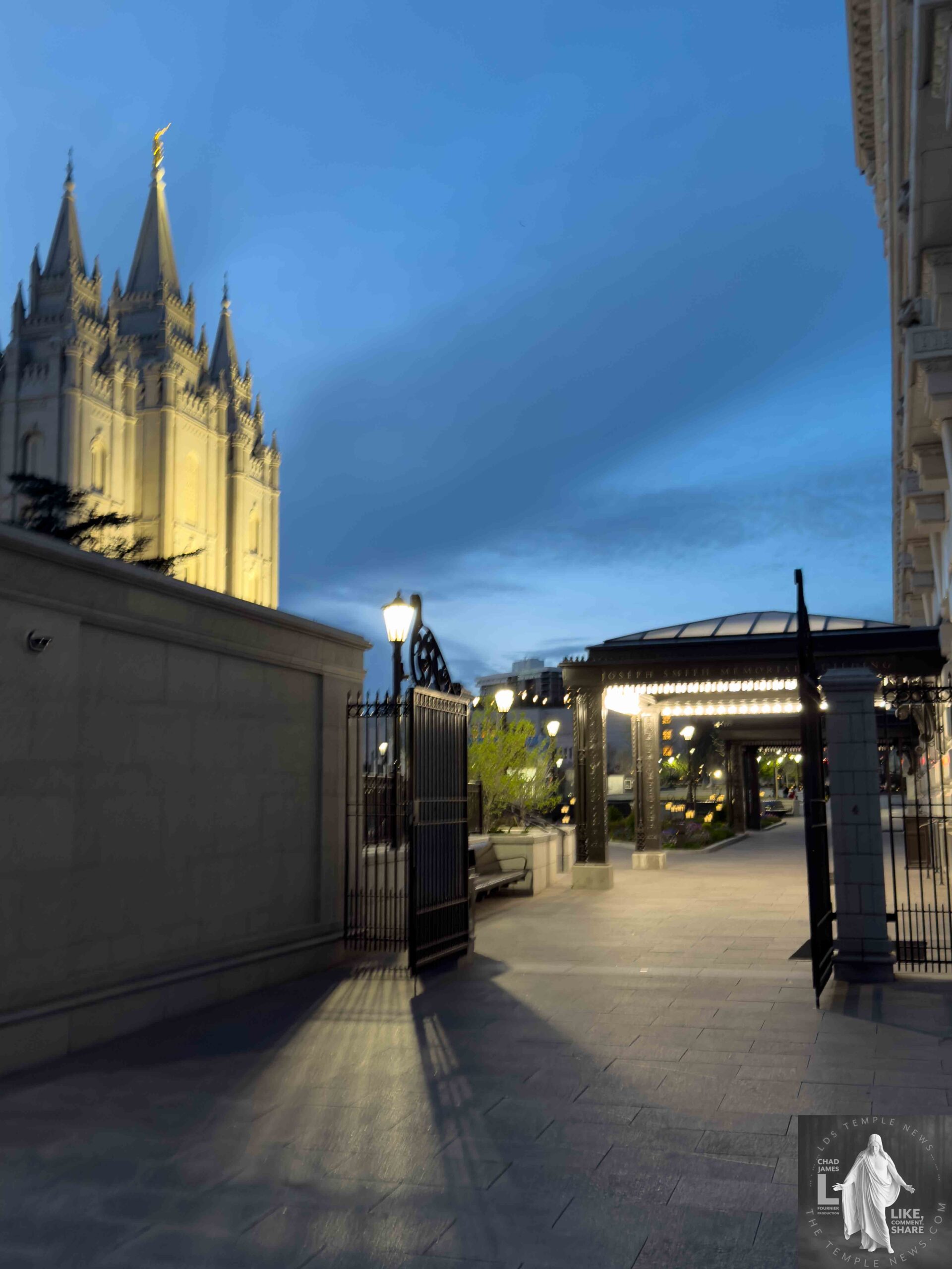 Salt Lake City and The Church of Jesus Christ of Latter-day Saints are working together on a plan to handle crowds during a monthslong public open house for the renovated Salt Lake Temple next year