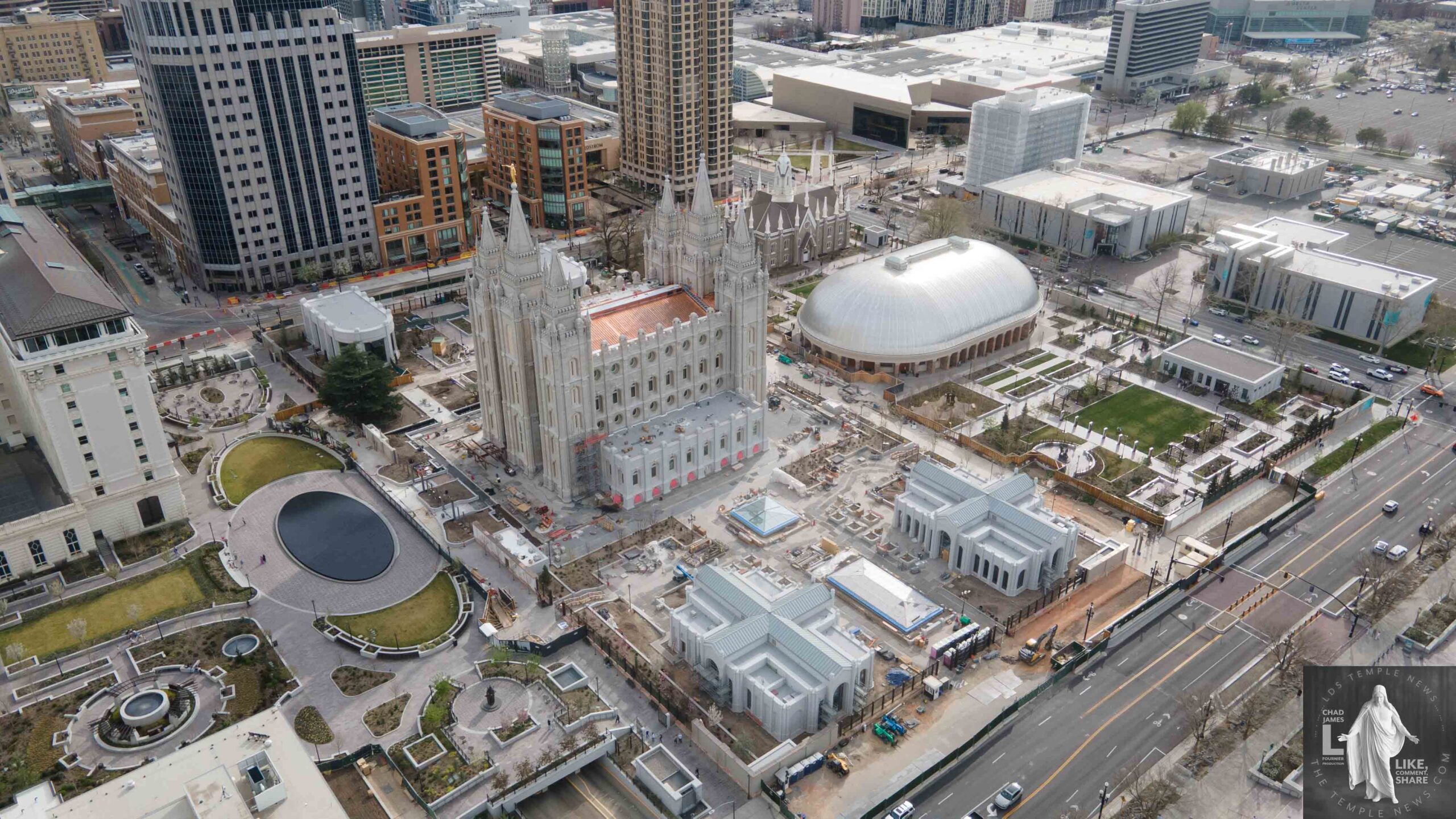 Salt Lake Temple by LDS Temple News
