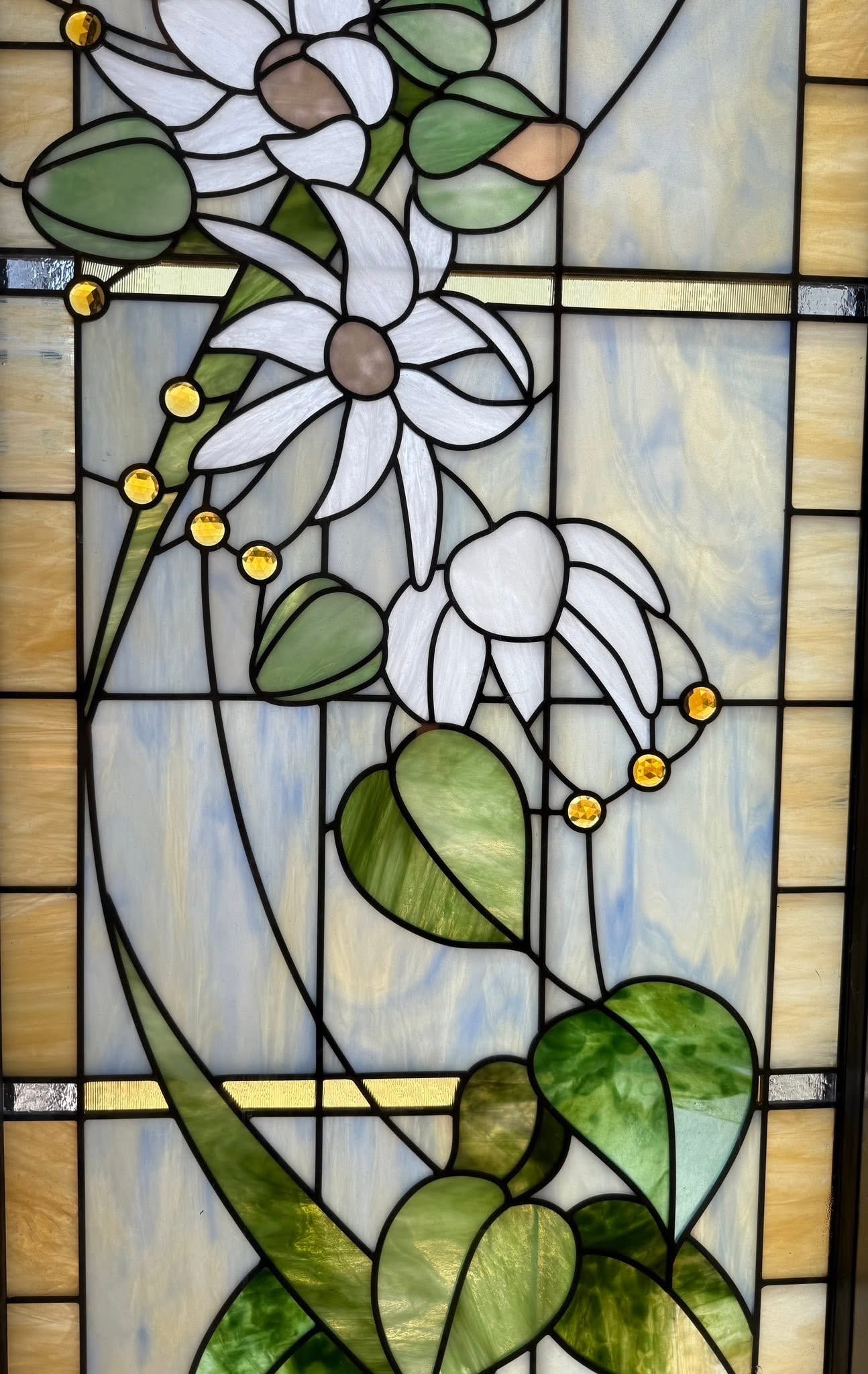 Stained Glass photos shared by LDS Temple News Lindon Utah Temple