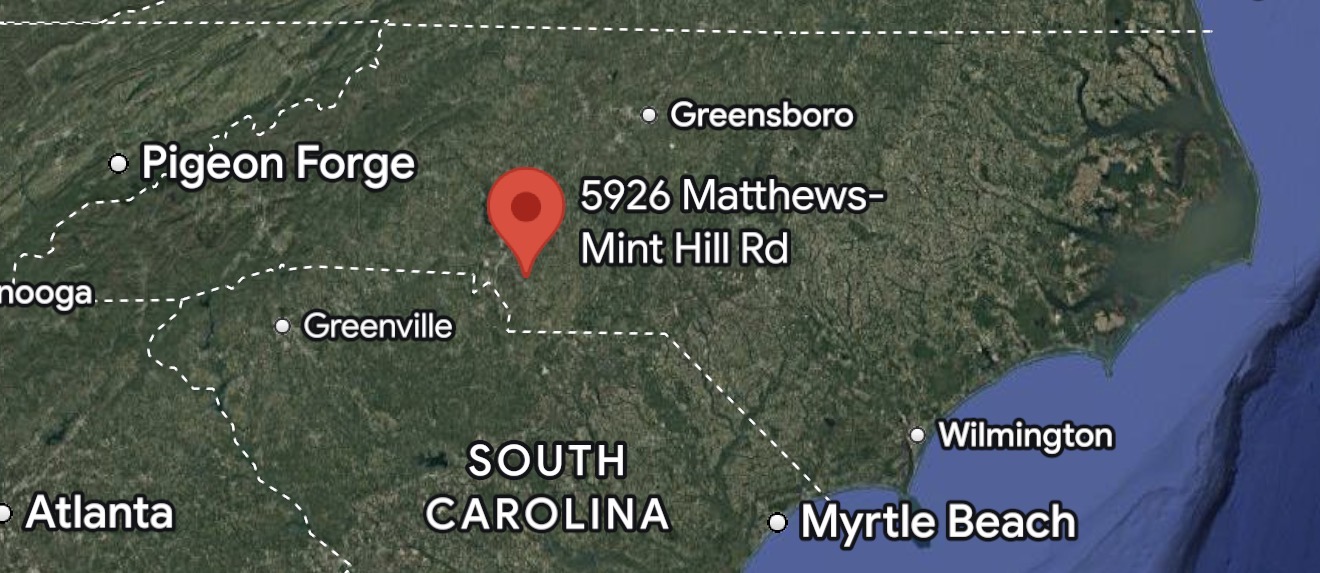 State View of the Charlotte North Carolina Temple