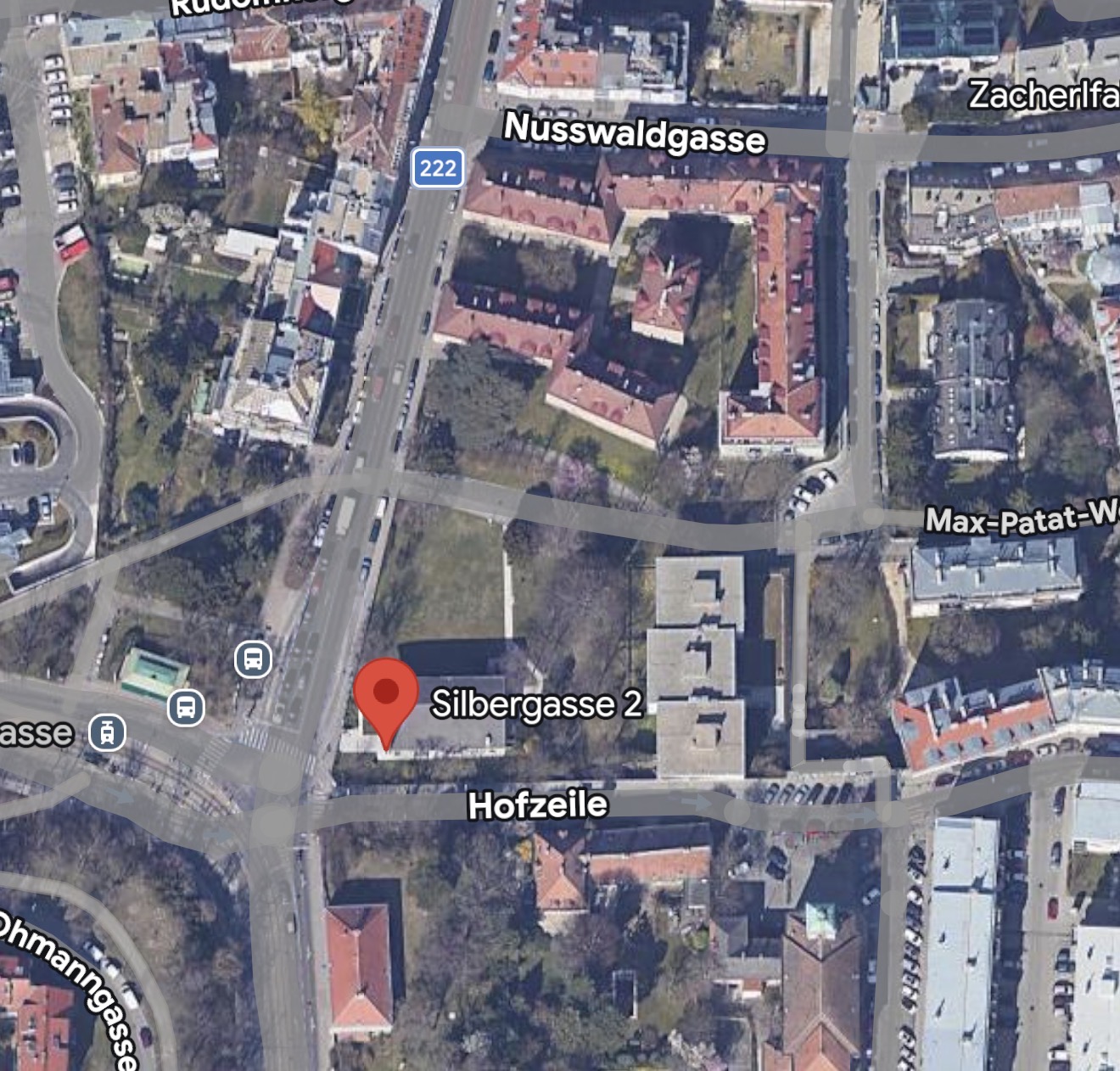 Street Map of the Vienna Austria Temple