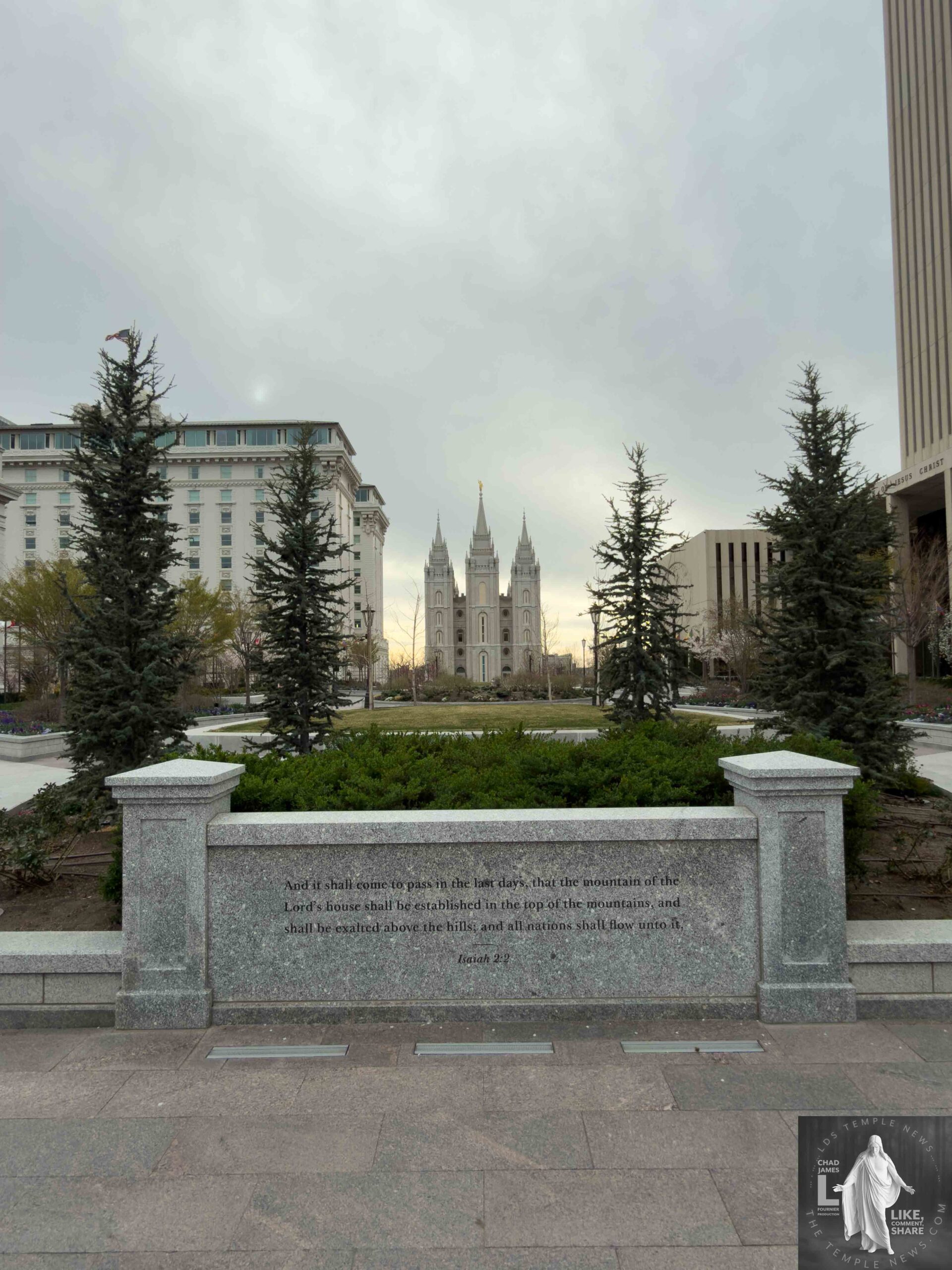 The Open House for the LDS Temple in Downtown will last six months from April till October in 2027.