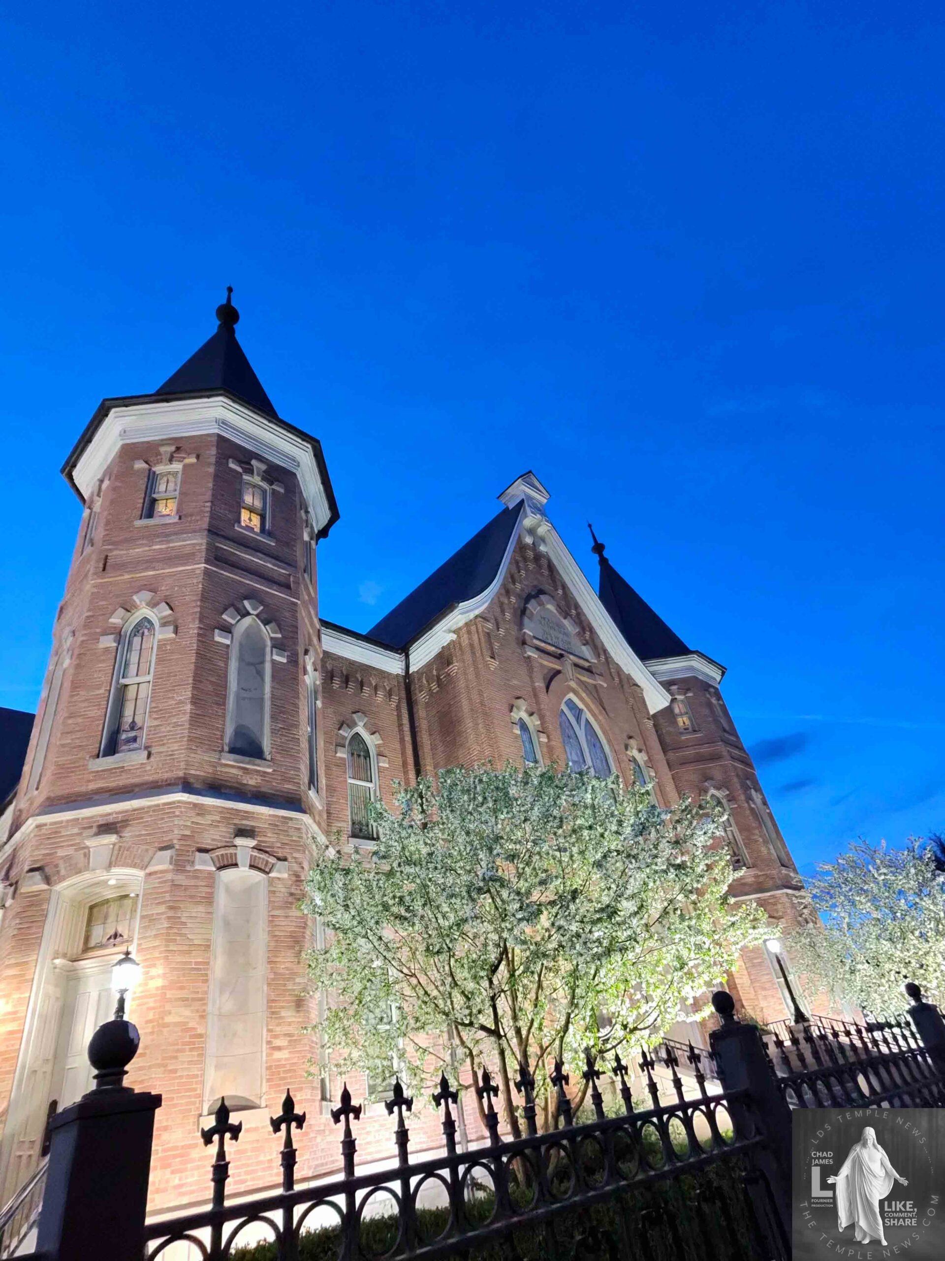 The Provo City Center Temple features artwork inspired by the Book of Mormon, including a beautiful depiction of Christ's visit to the Americas