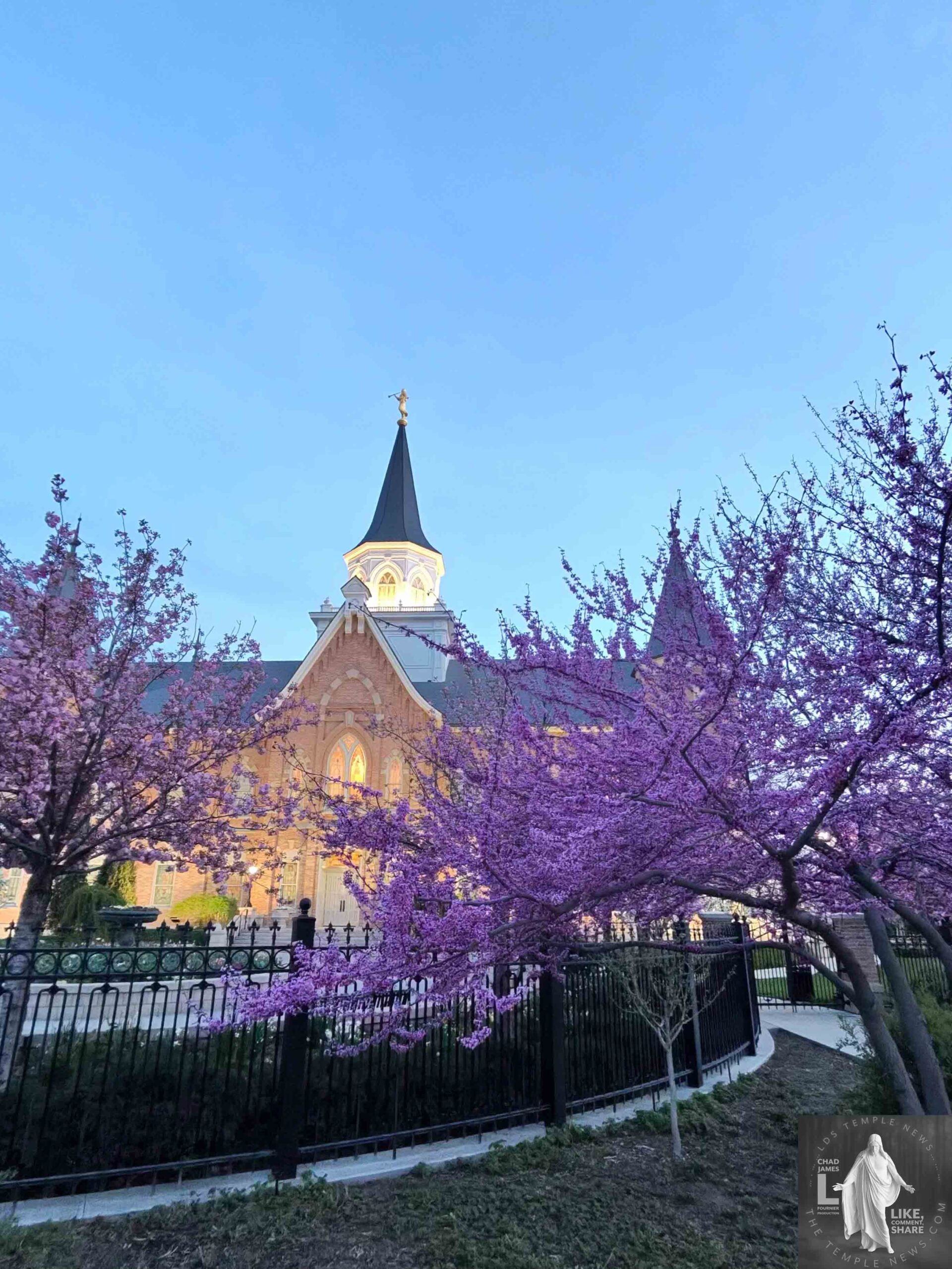 The Provo City Center Temple is a beacon of light and hope in the community, symbolizing faith and service