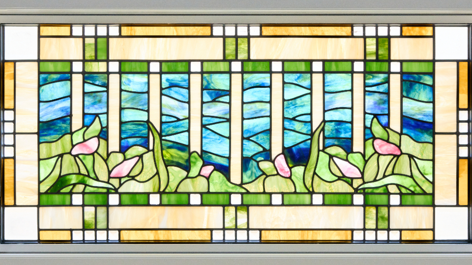 Art Glass in the Willamette Valley Oregon Temple