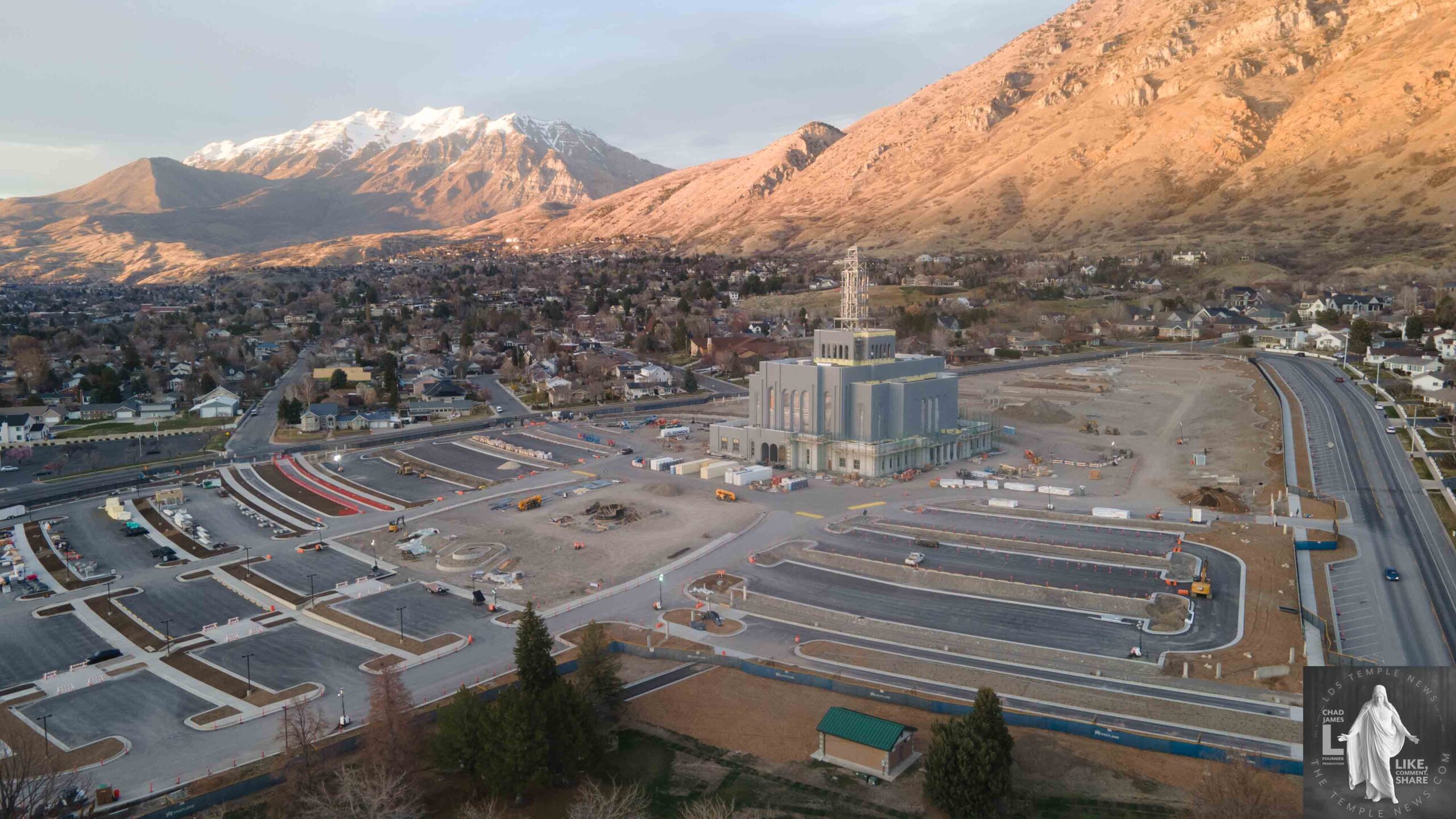 Building of the Provo Rock Canyon Temple
