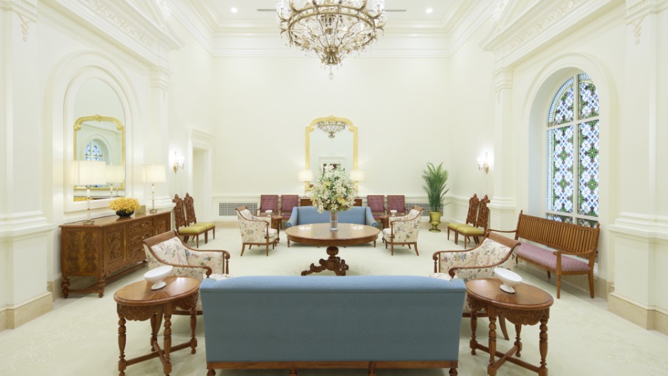 Celestial room in the Bacolod Philippines Temple