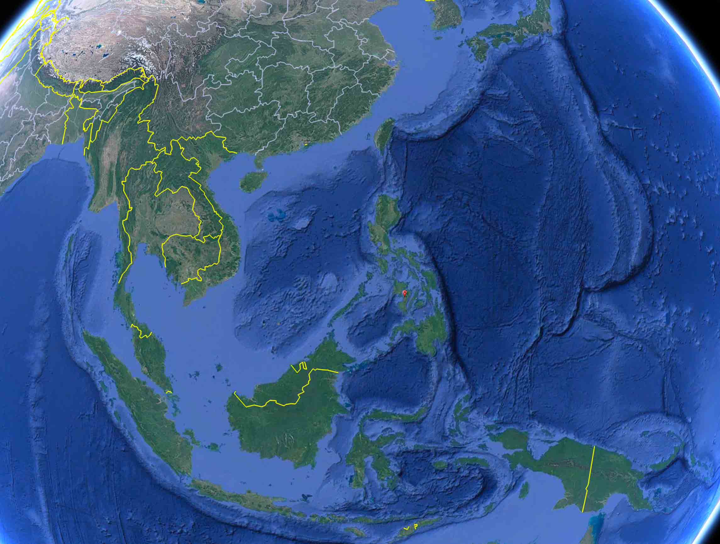 Earth View of the Bacolod Philippines Temple