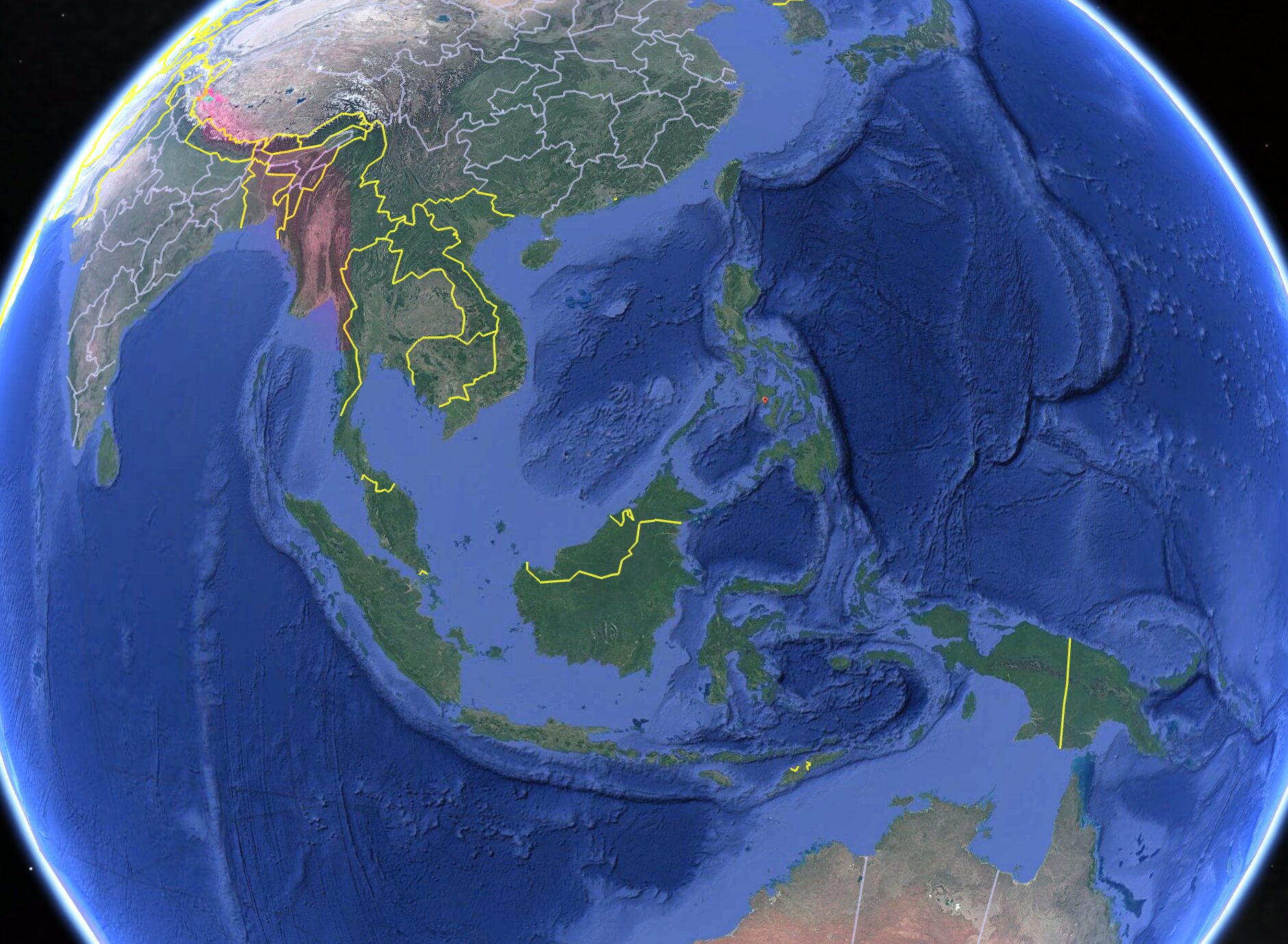 Earth View of the Iloilo Philippines Temple