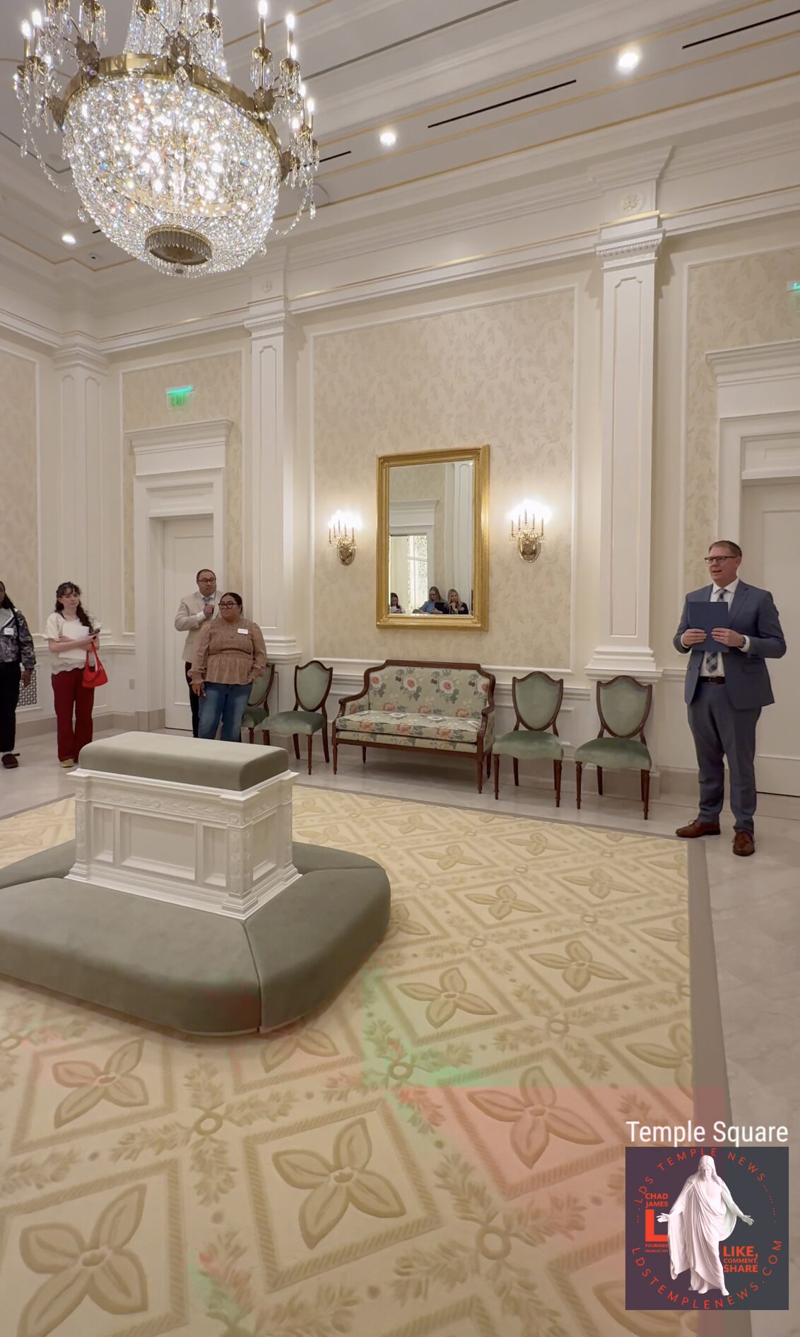Insider View of the Sealing Room at the Temple Visitor Center