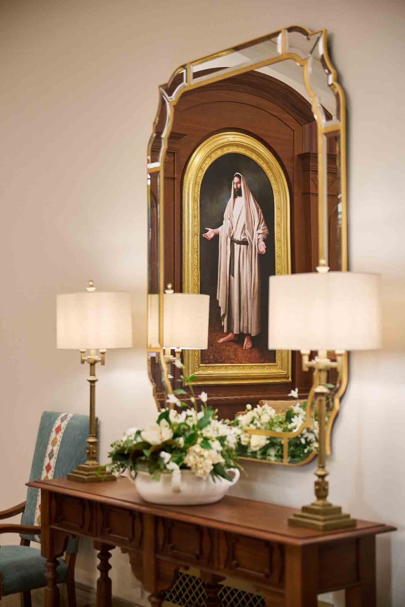 Interior Photo and Decor in the Yorba Linda California Temple