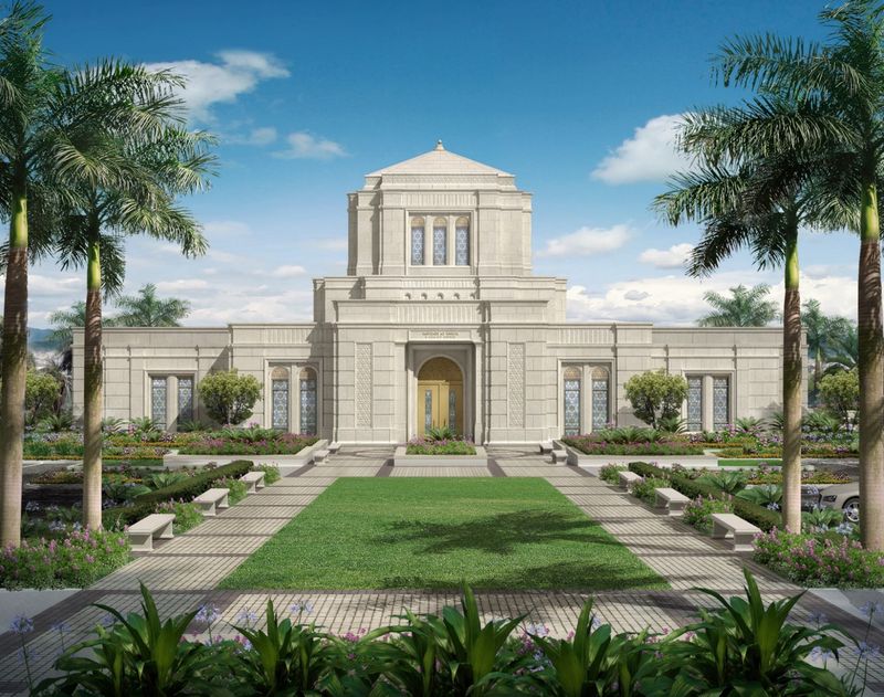 LDS Temple News Shares the rendering of the Belo Horizonte Brazil Temple