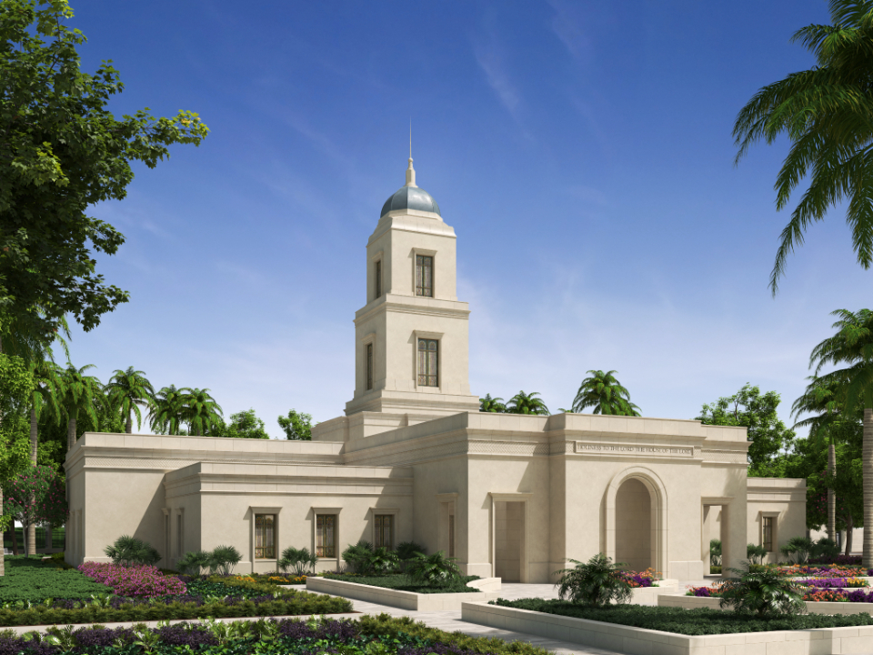 LDS Temple News Shares the rendering of the Naga Philippines Temple