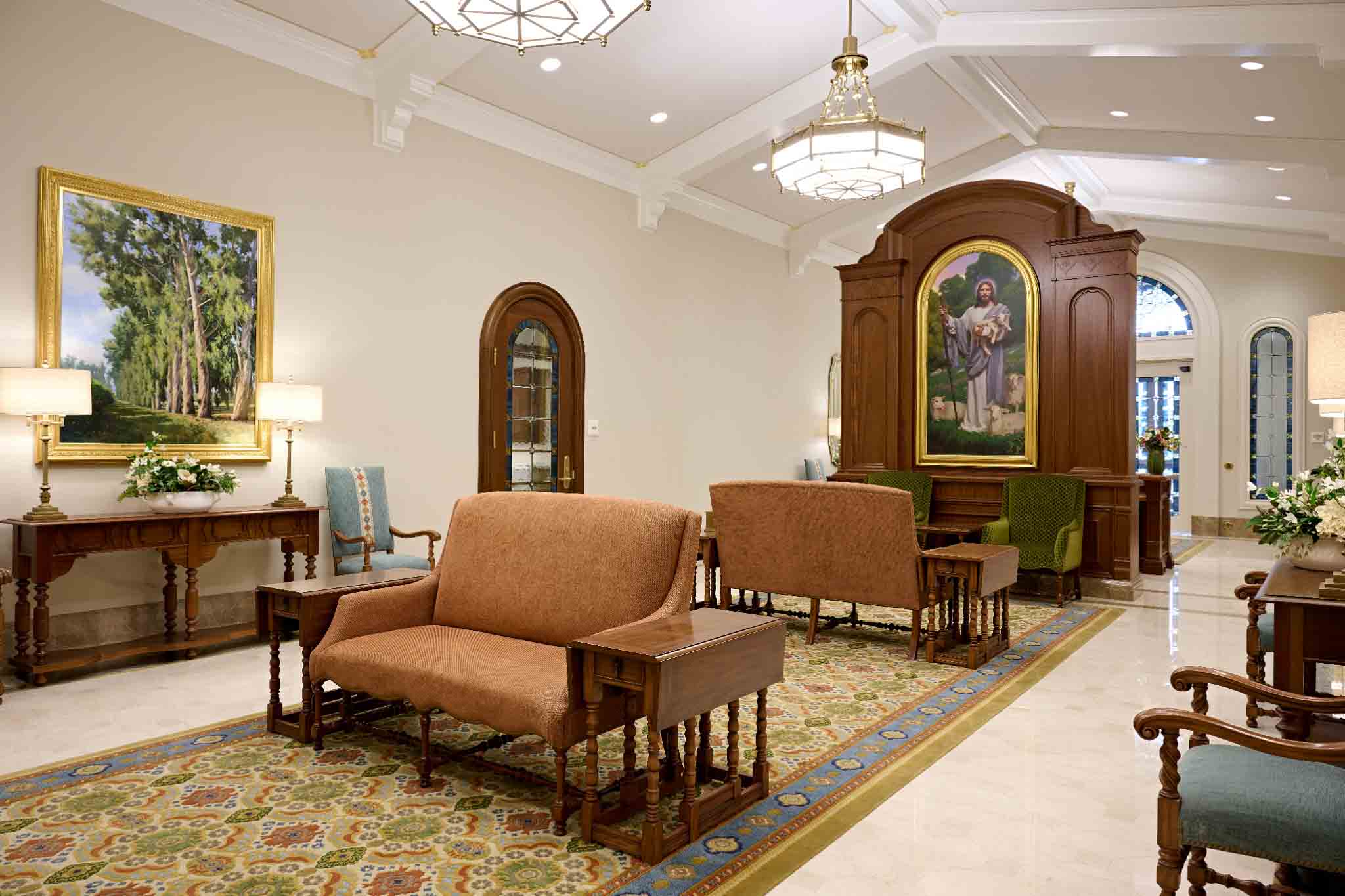 Lobby of the Yorba Linda Temple