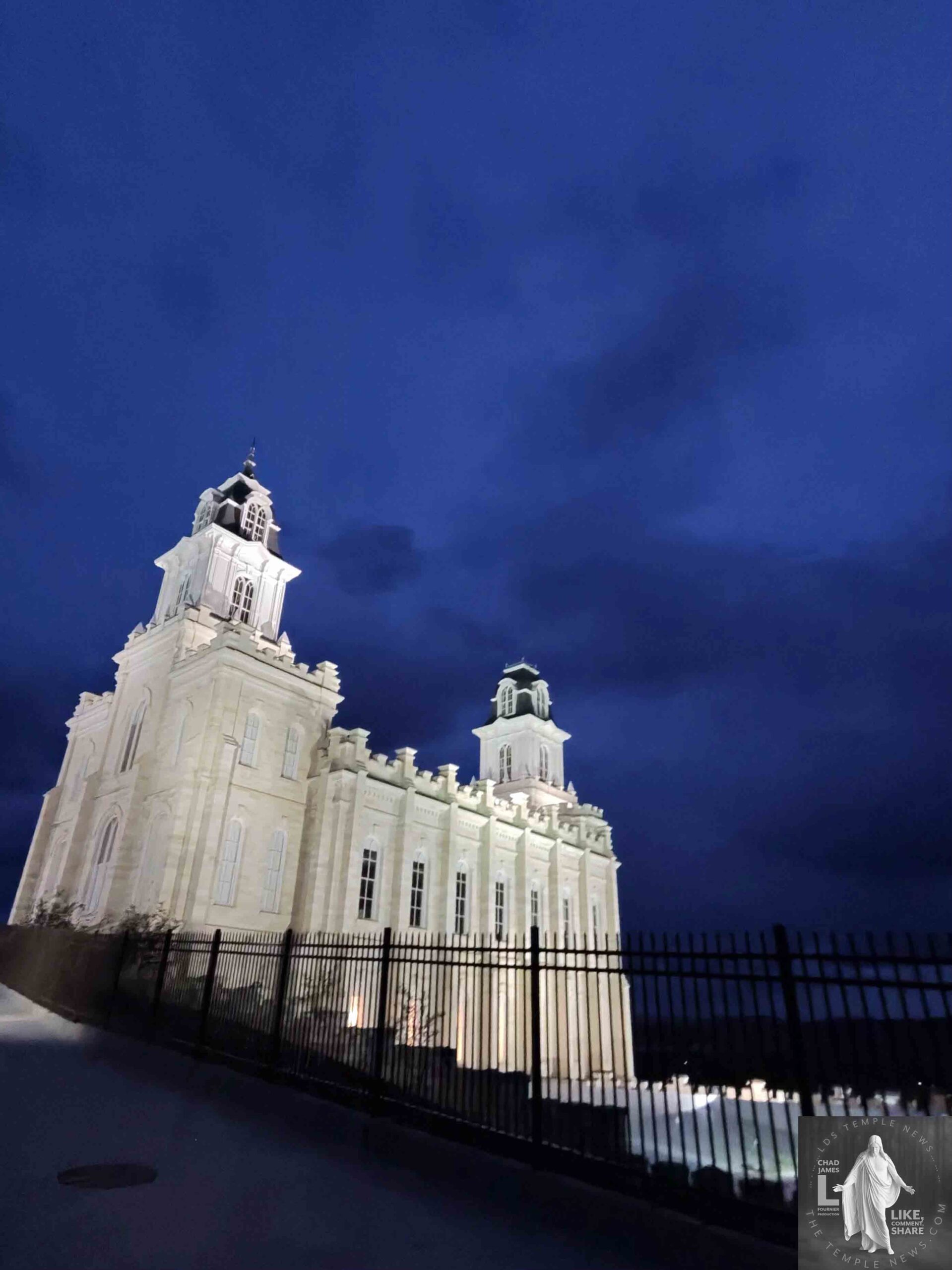 Manti Utah Temple Public Open House was from March 14th through April 5 2024