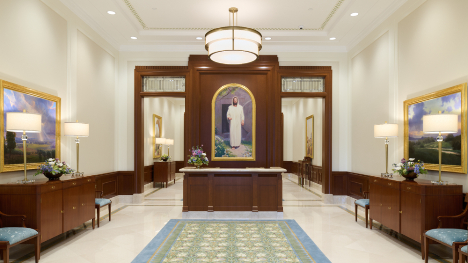 Recommend Desk at the Willamette Valley Oregon Temple