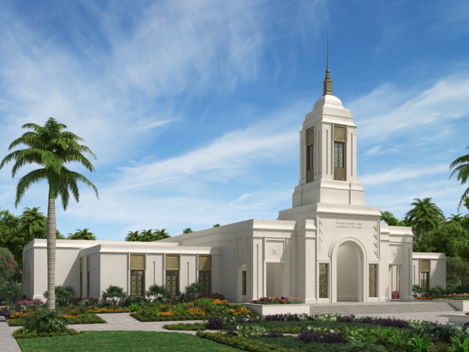 Rendering of the Santiago Philippines Temple
