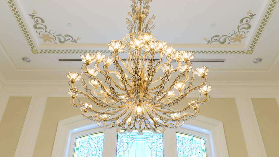 Willamette Valley Oregon Temple Chandelier
