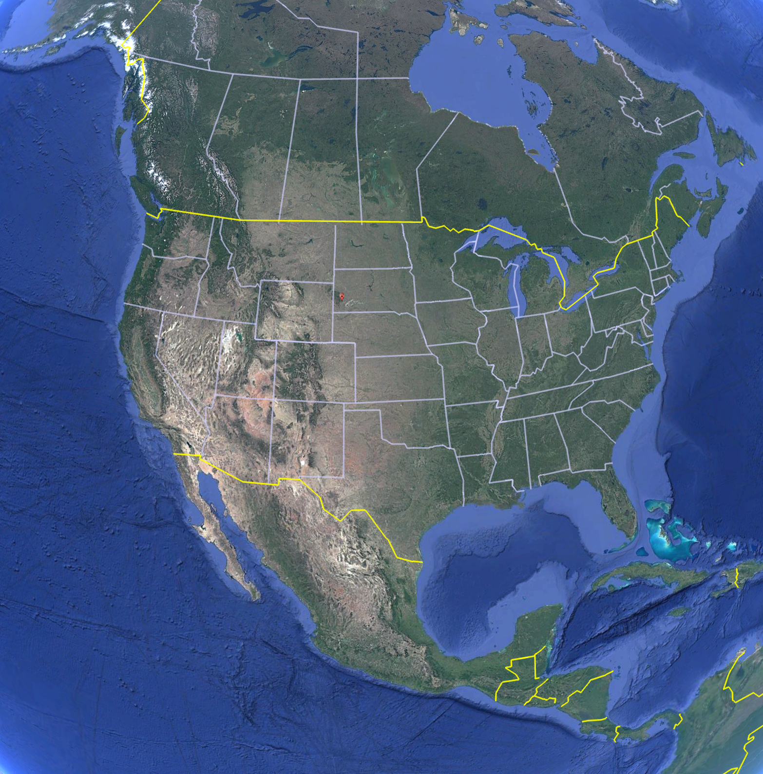 Earth View of the Rapid City South Dakota Temple