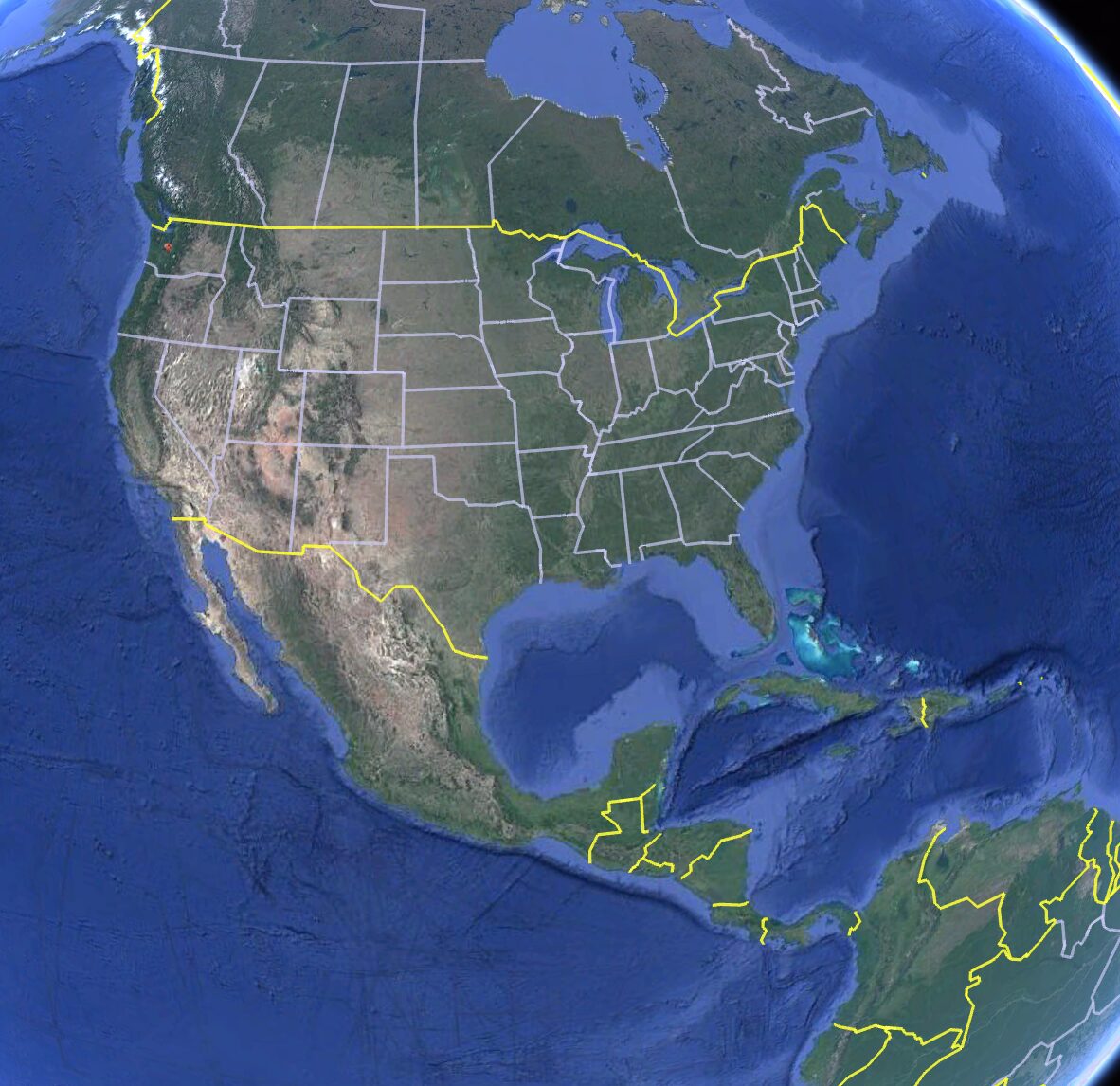 Earth View of the Tacoma Washington Temple