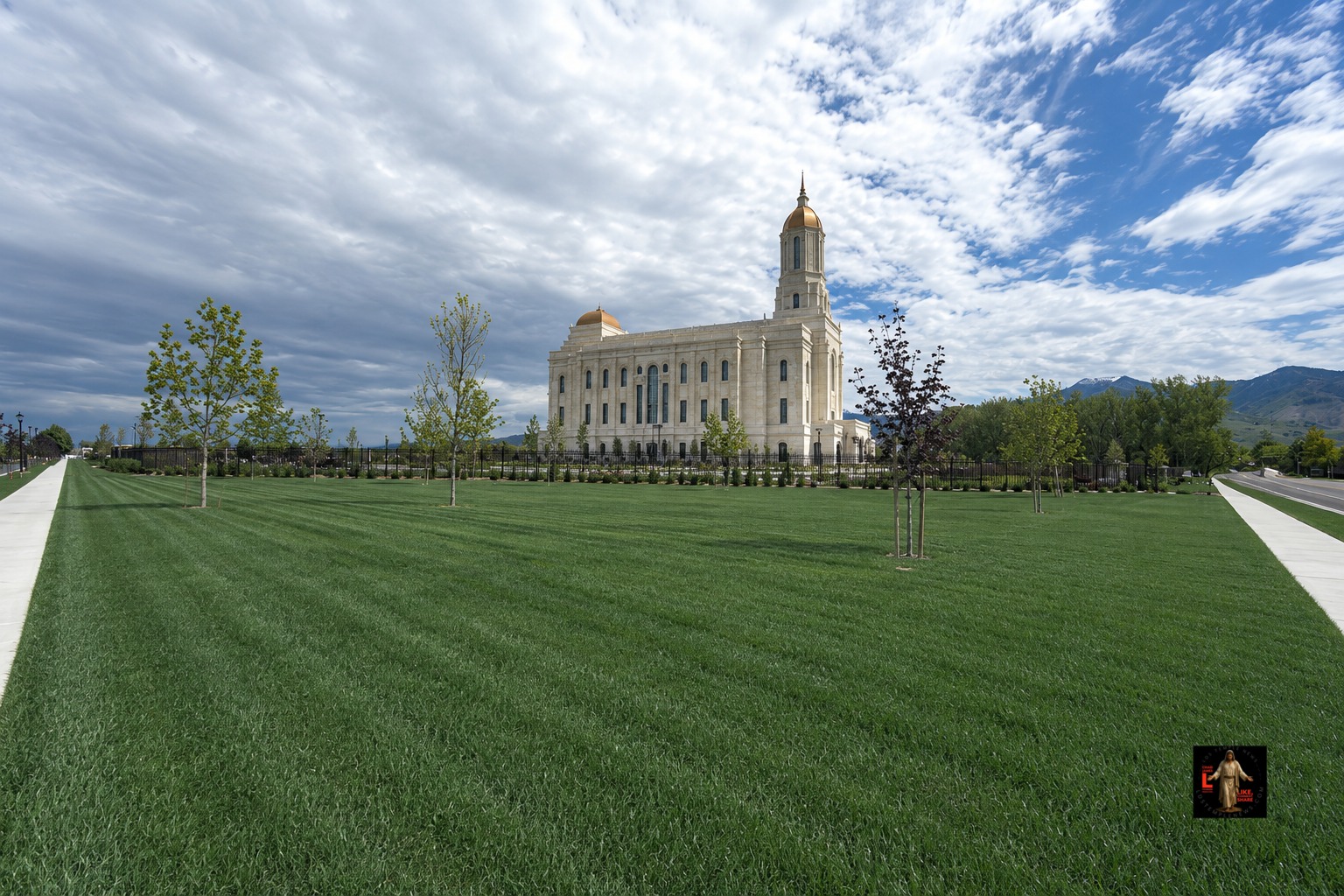 From LDS Temple News Smithfield Utah Temple Photography