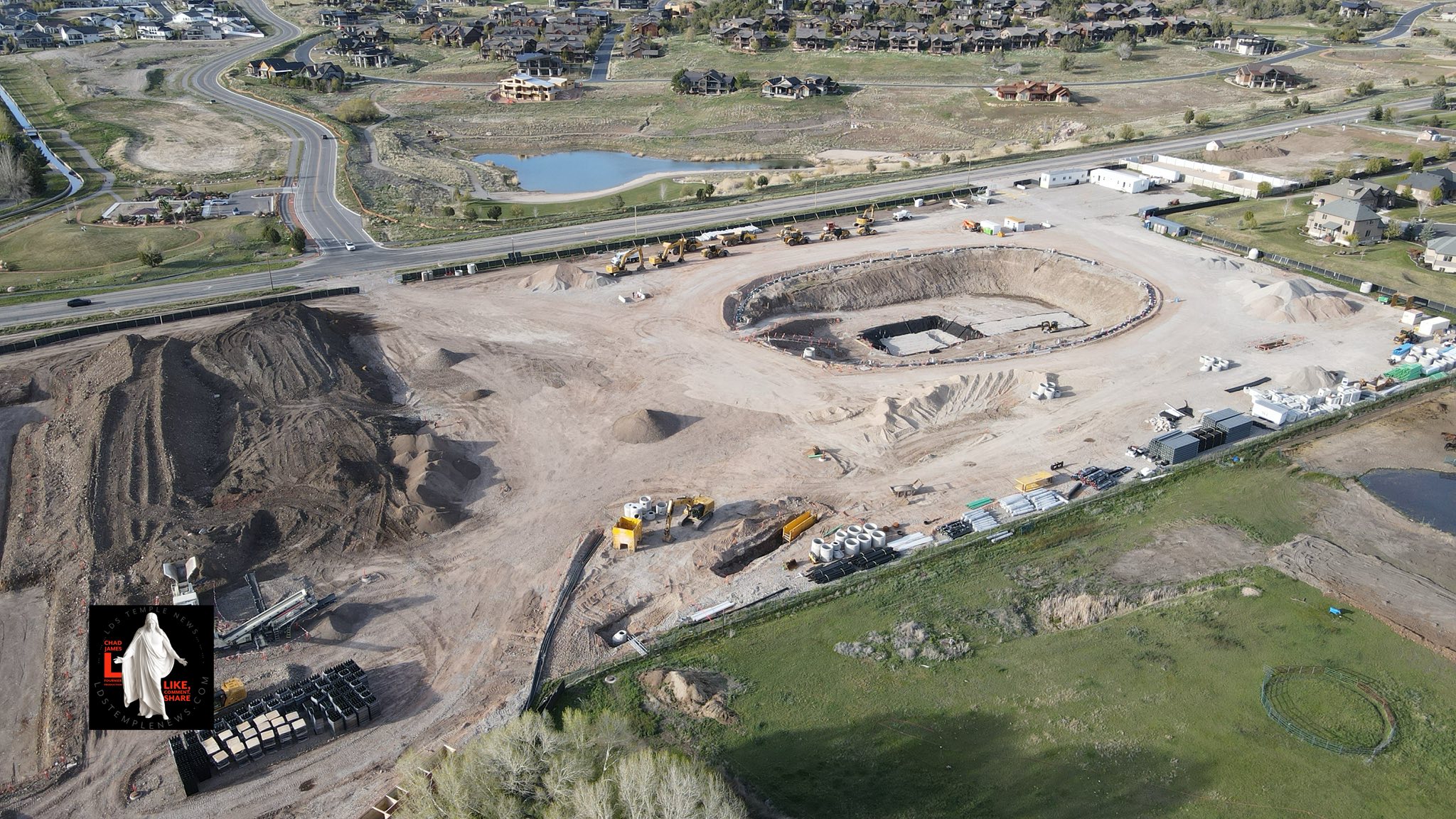 Heber Valley Utah Temple architectural features will have two attached end towers with no Gold-leafed Angel Moroni Statue
