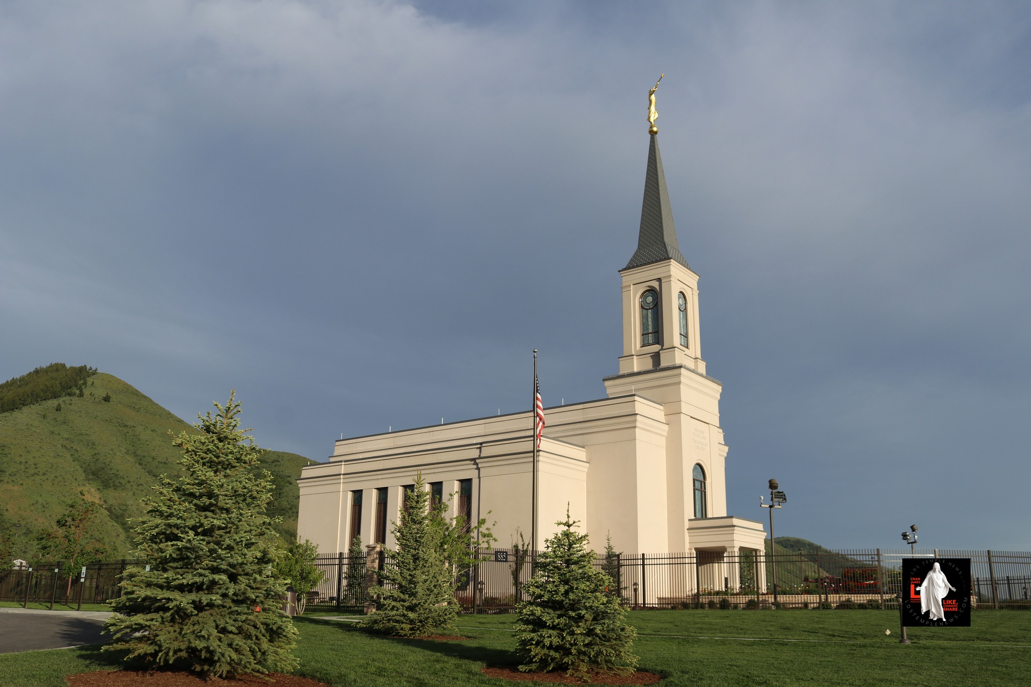 LDS Temple News Presents Star Valley Wyoming Temple Photography