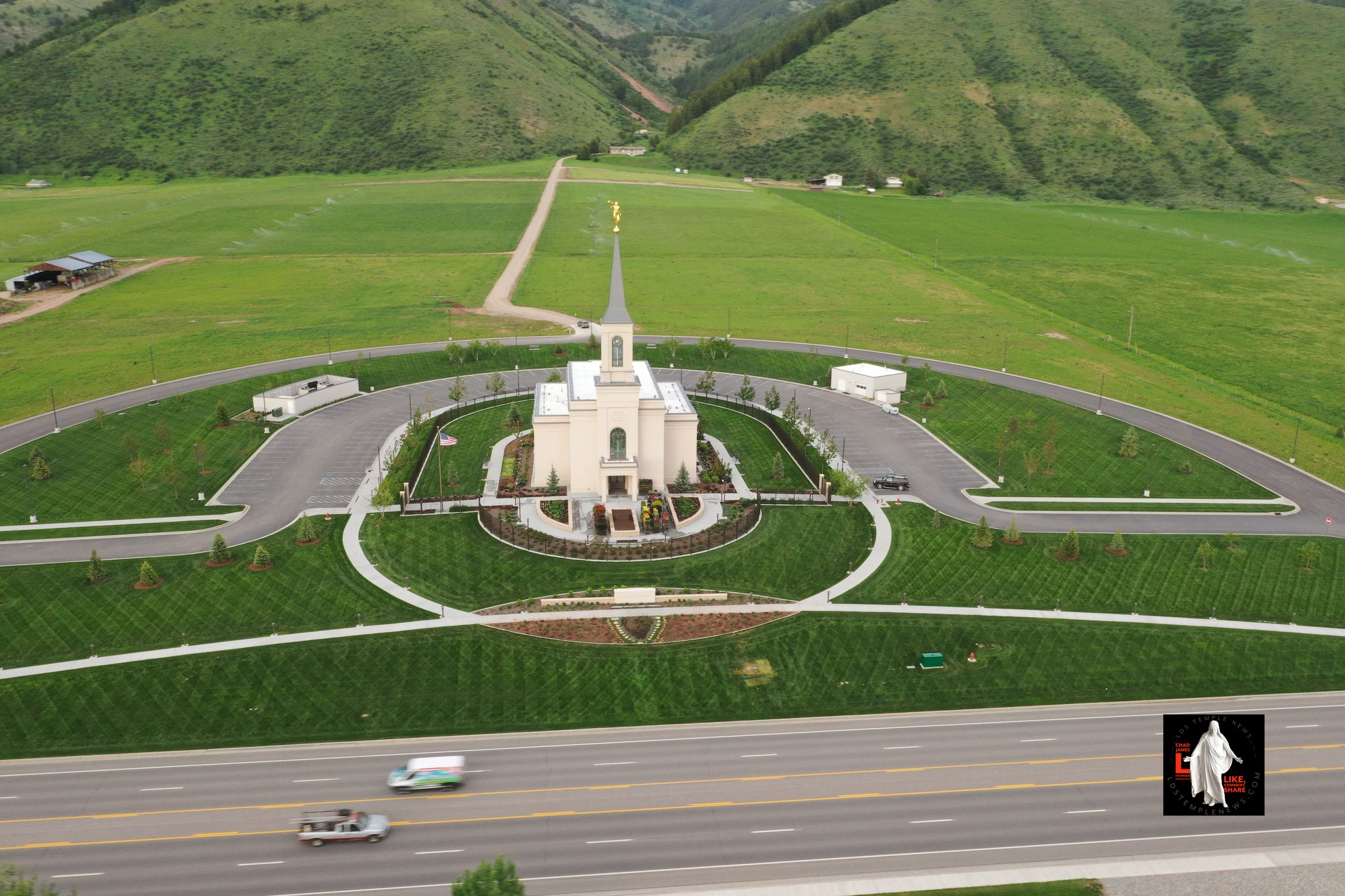 LDS Temple News Presents the House of the Lord Star Valley Wyoming Temple